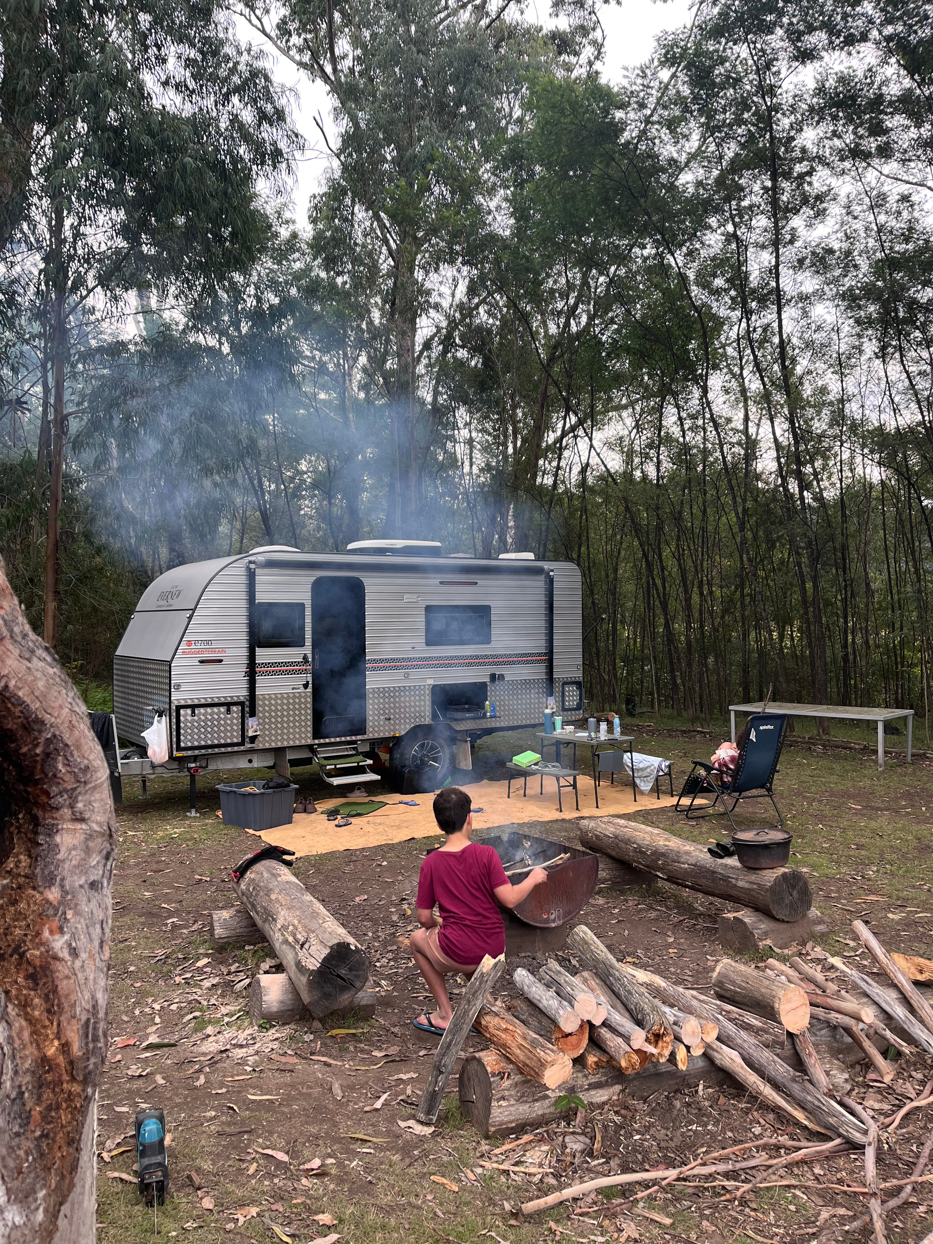 Fire pit area 