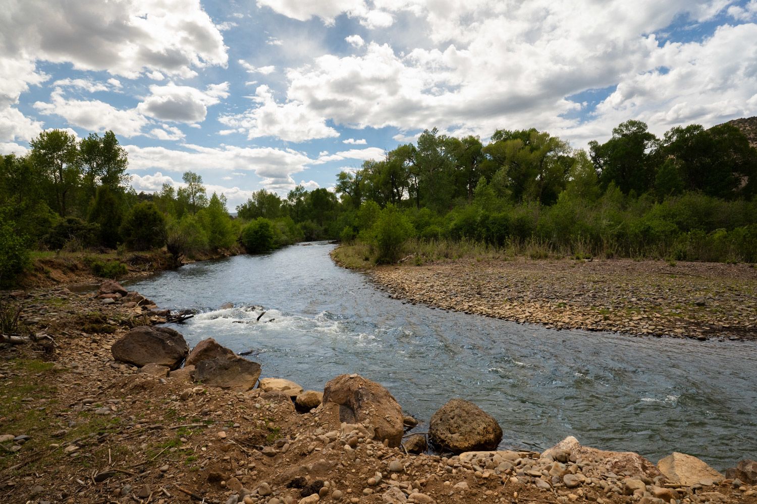 We hiked just upstream from our camp and this is one of the many bends.