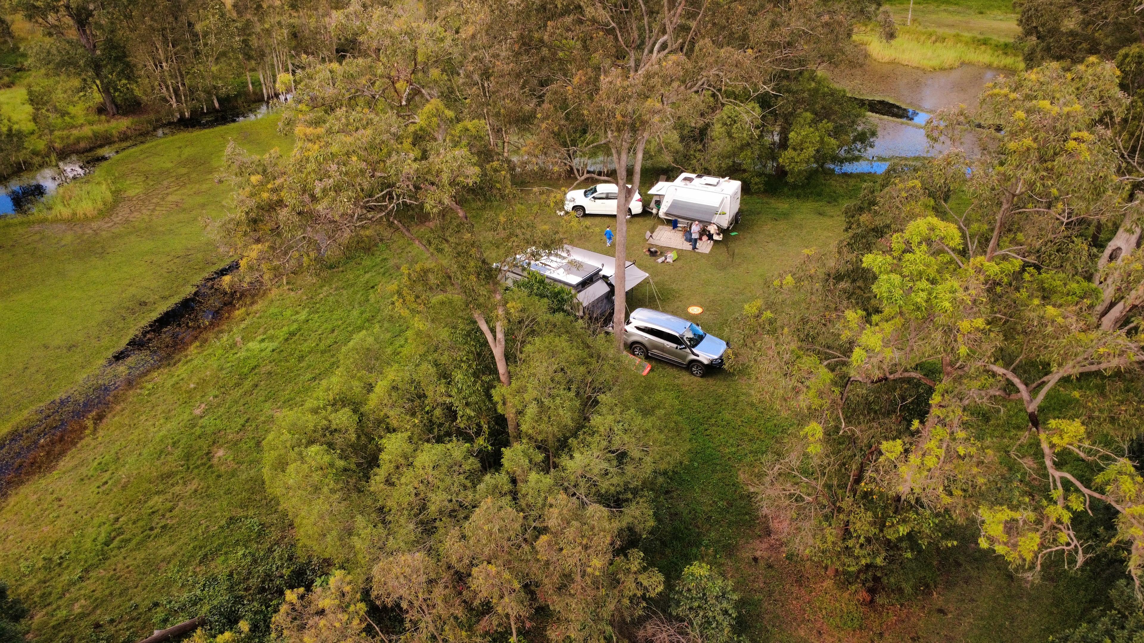 Drone shot of site 