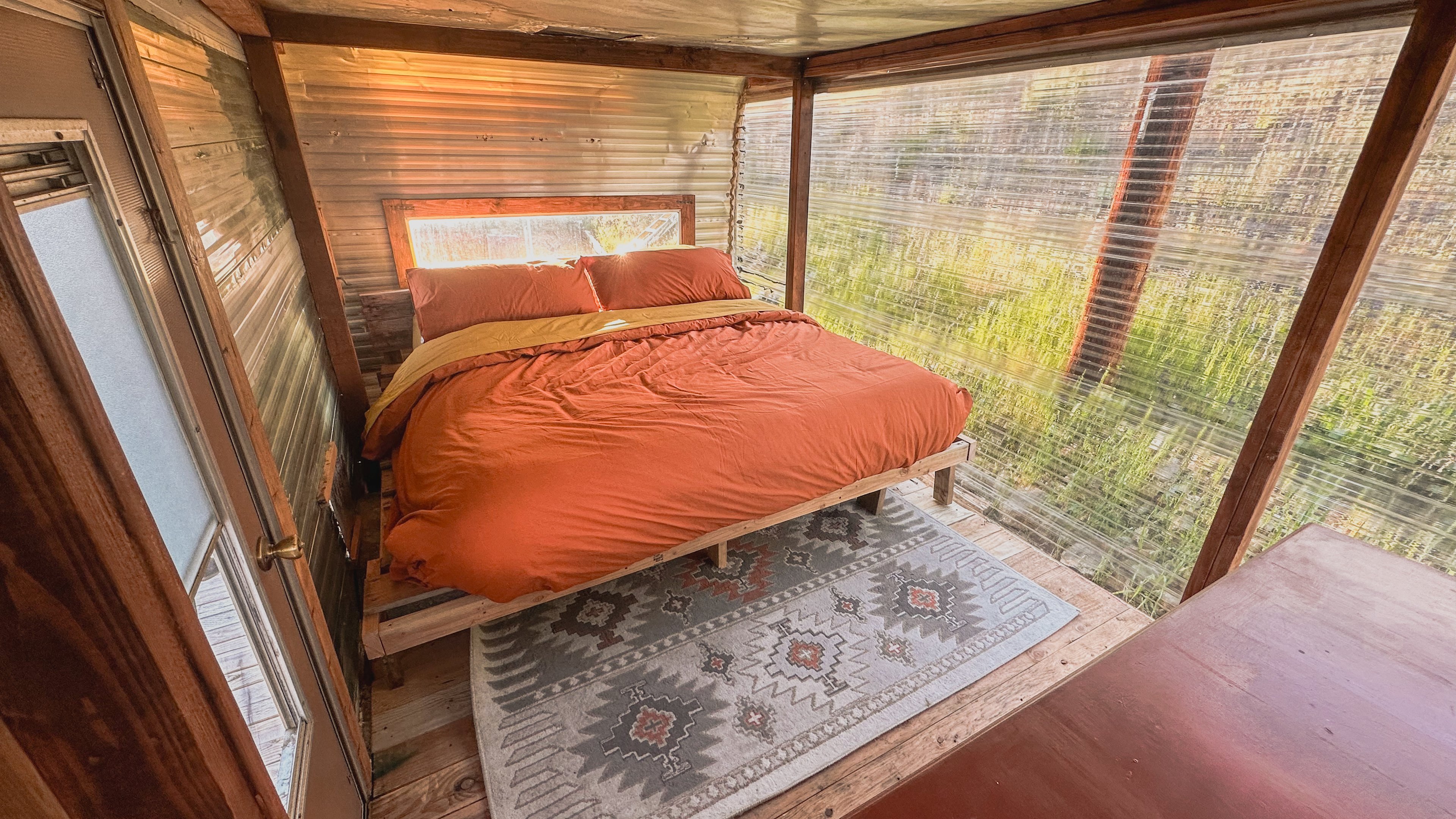Luke’s glamping spot