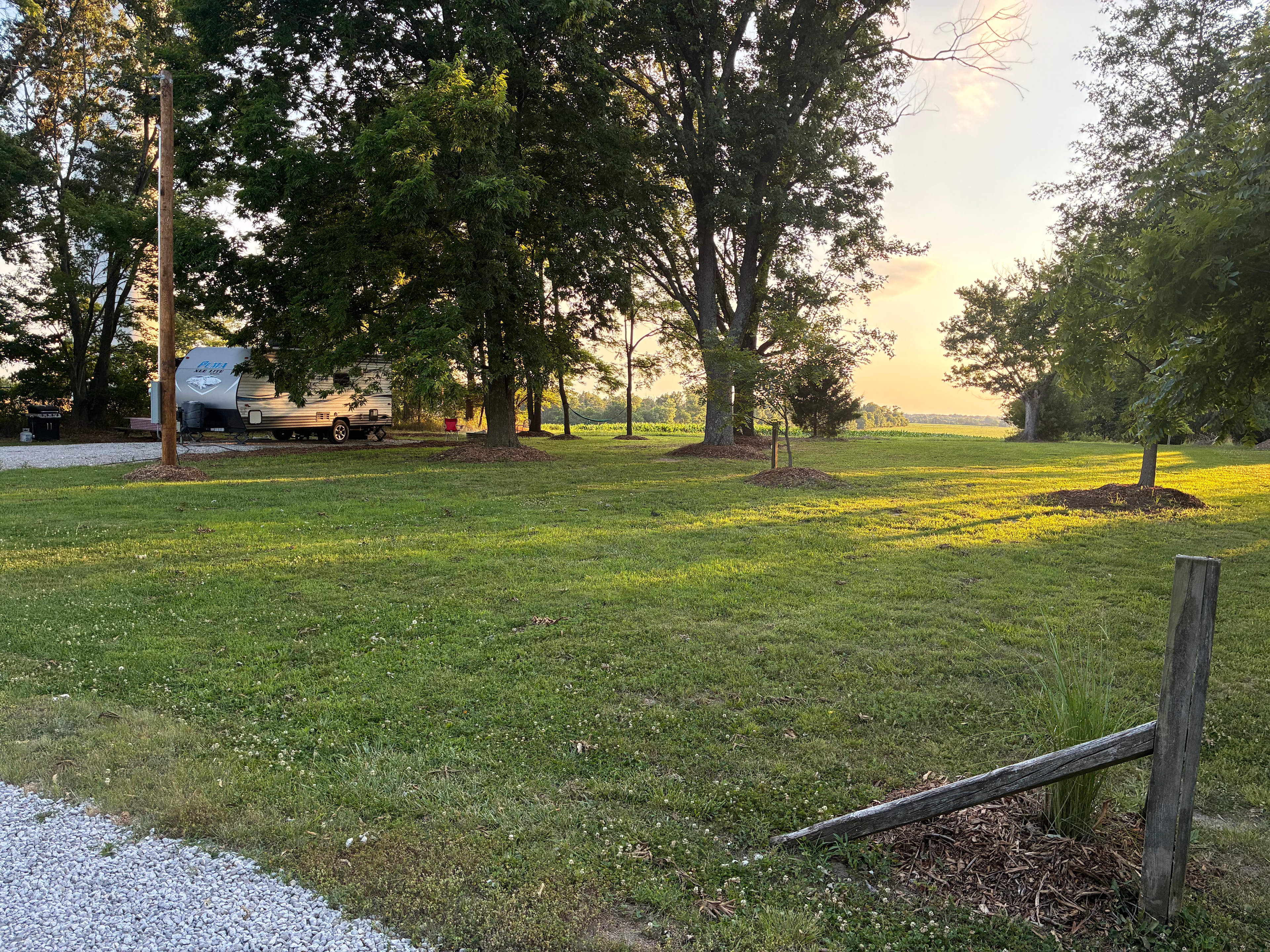 Camp at Fyke Hill