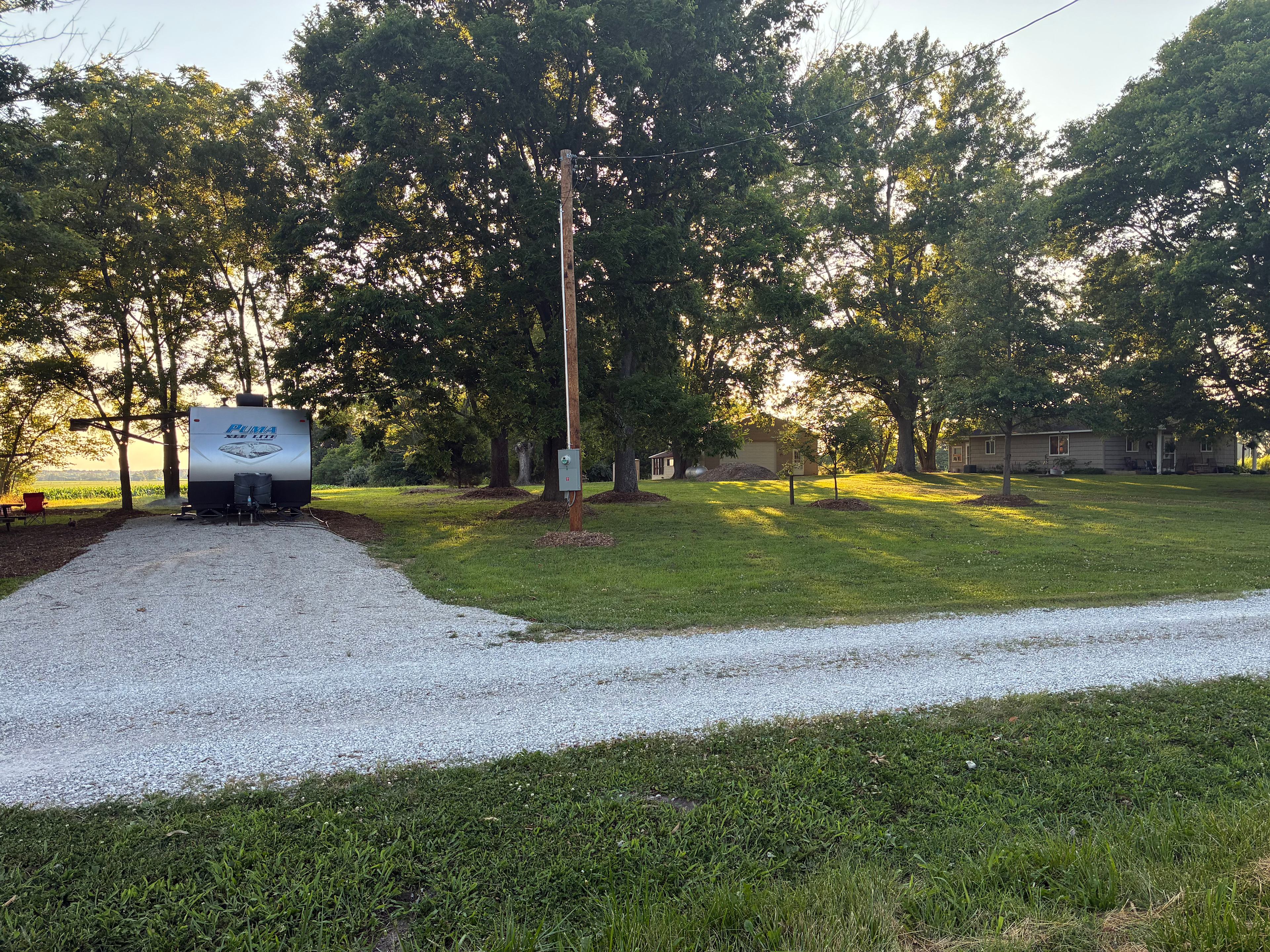 Camp at Fyke Hill