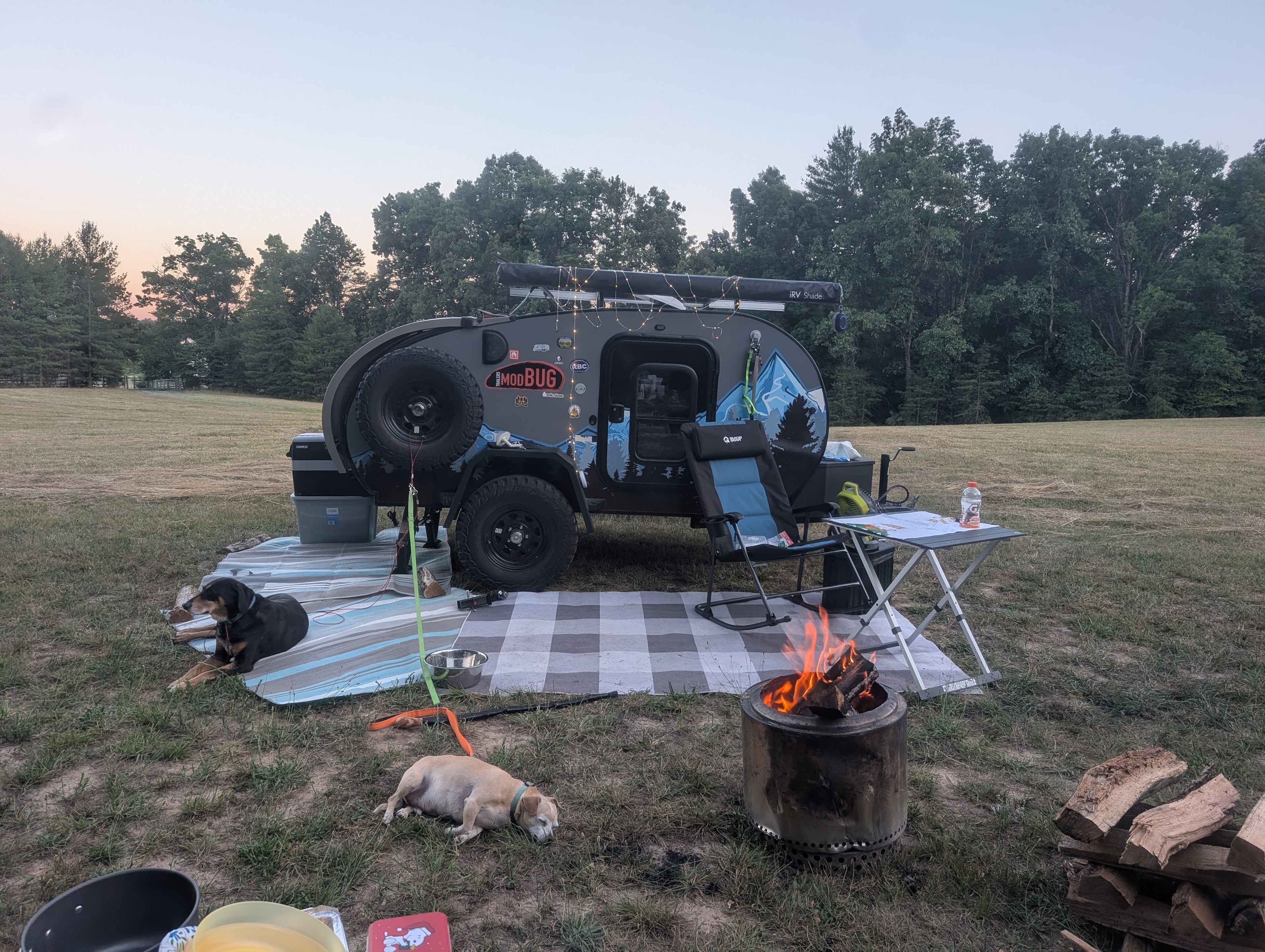Camping at Oak Grove