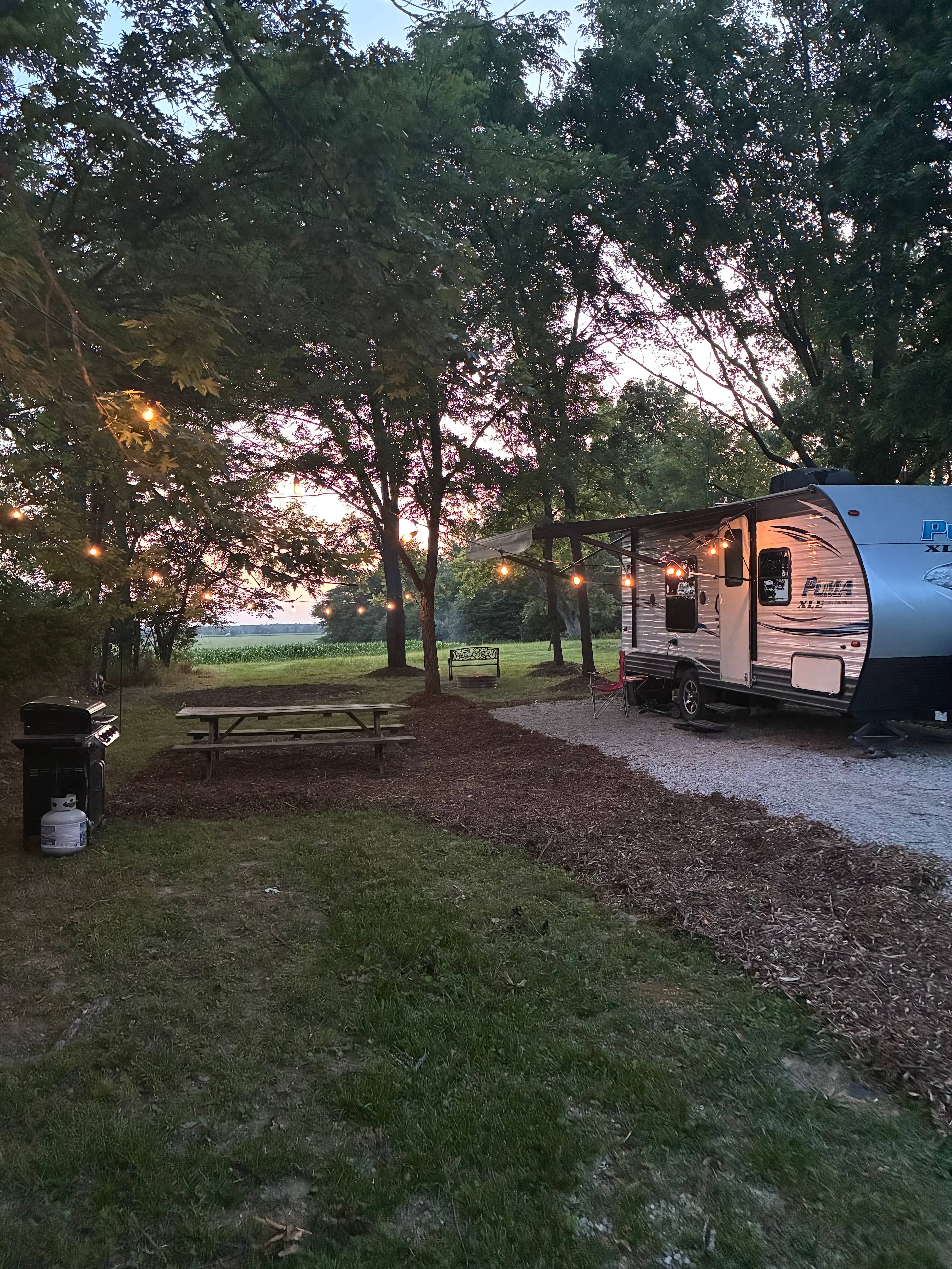 Camp at Fyke Hill