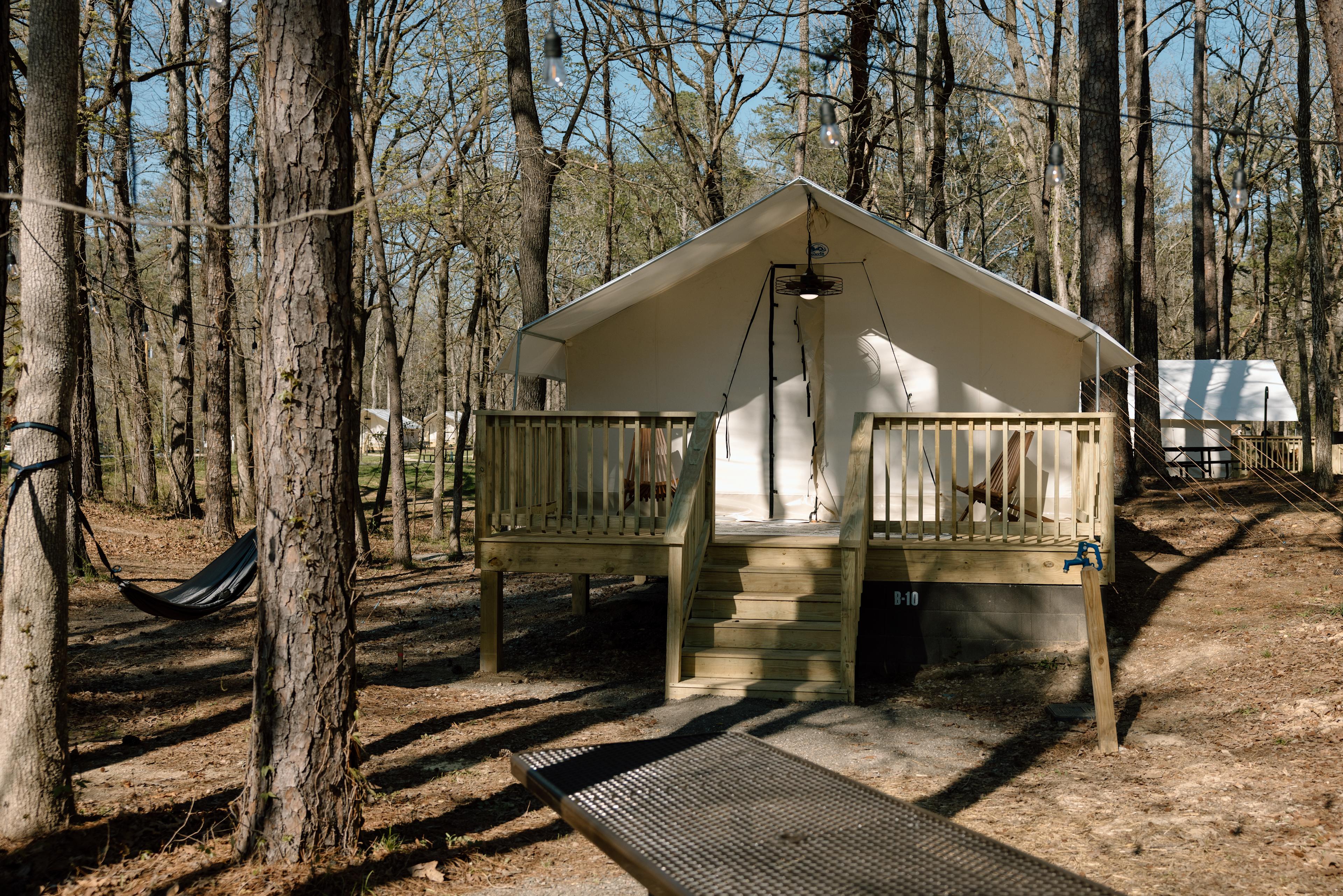 Glamping at Oak Mountain