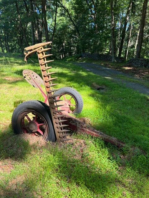Please keep your children away from the old farm tools and machines that are on the property. There are many with sharp edges and metal. 