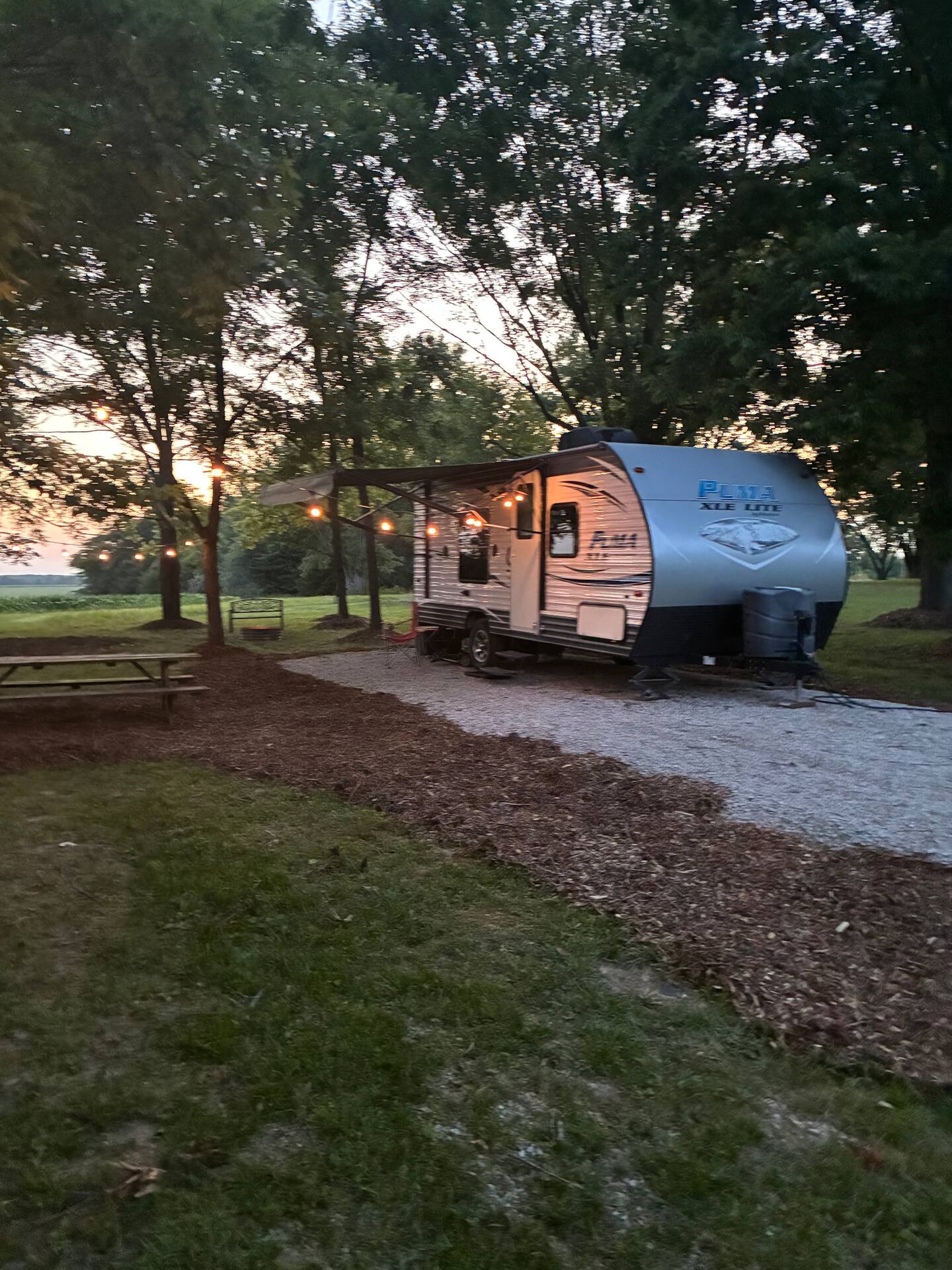 Camp at Fyke Hill