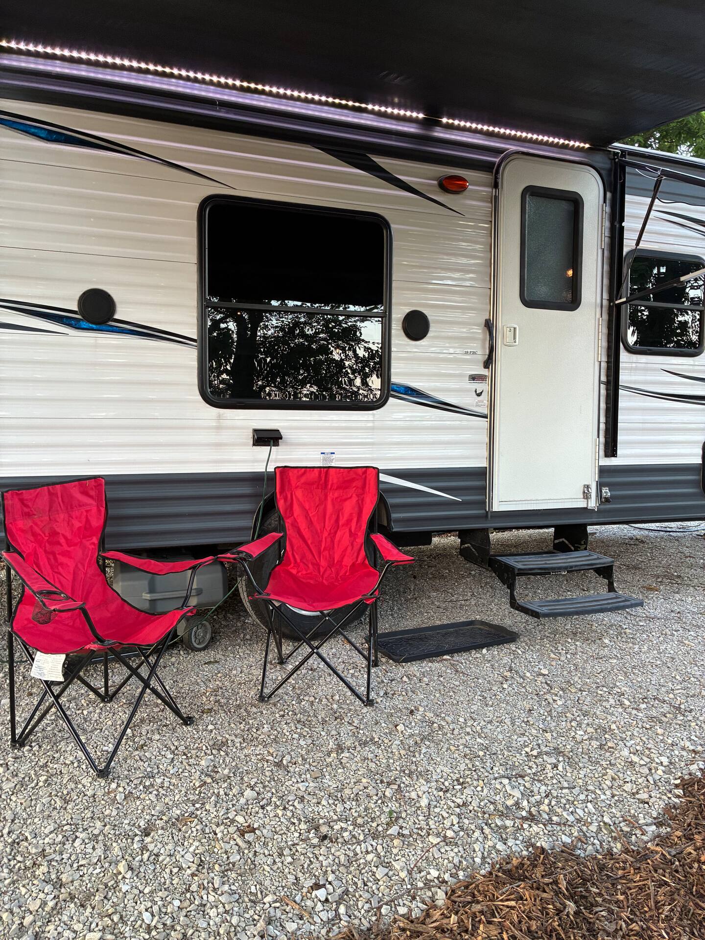 Camp at Fyke Hill