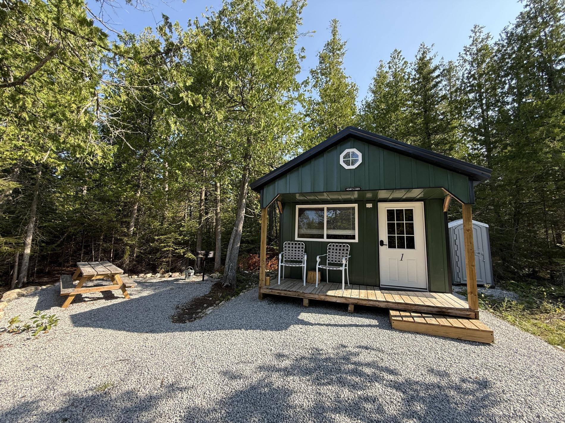 Johnswood Off-Grid Cabins on Drummond Island