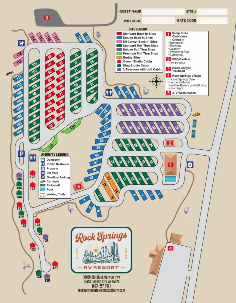 Rock Springs RV Resort, Black Canyon City, Arizona