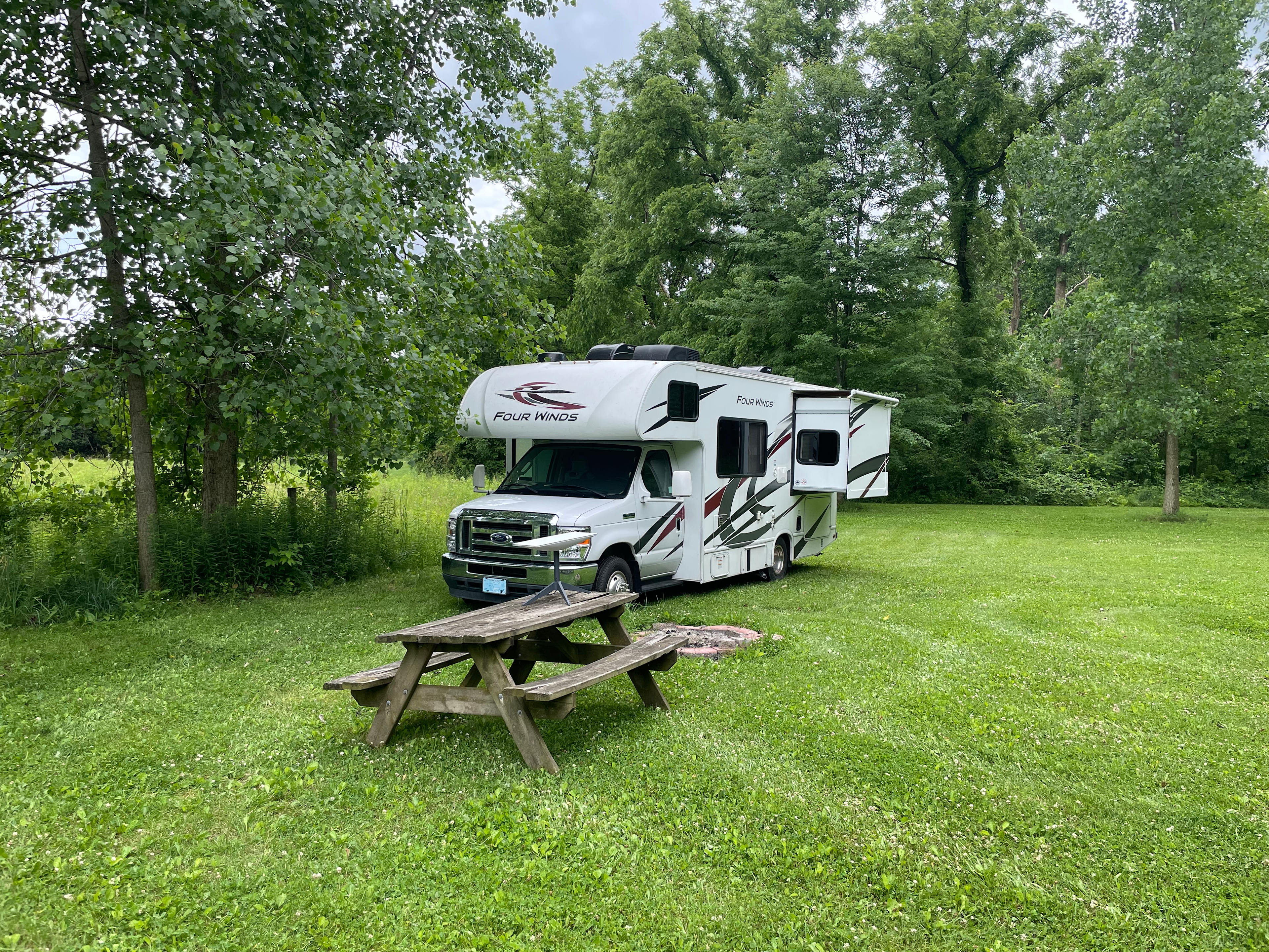 A perfect, level place to park!
