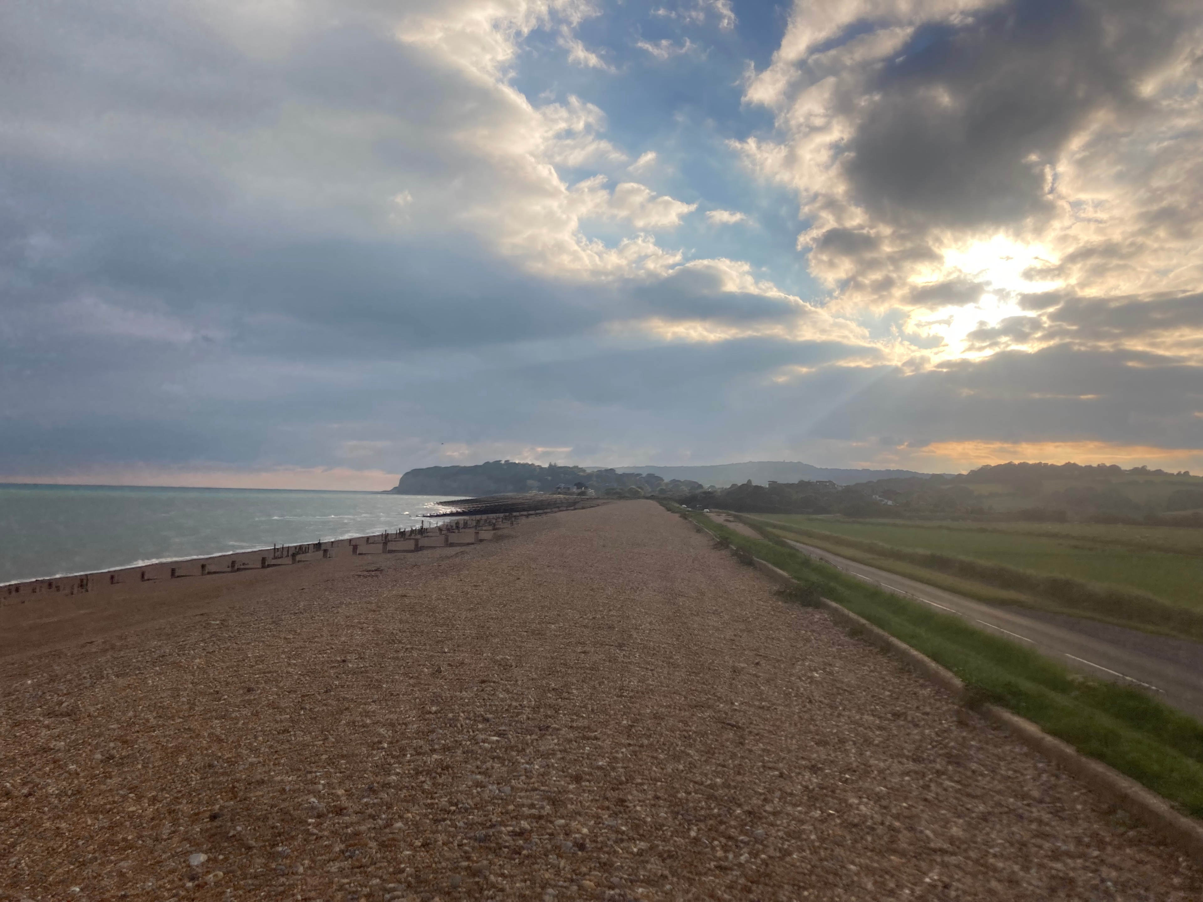 Pett level beach- a short walk down the hill