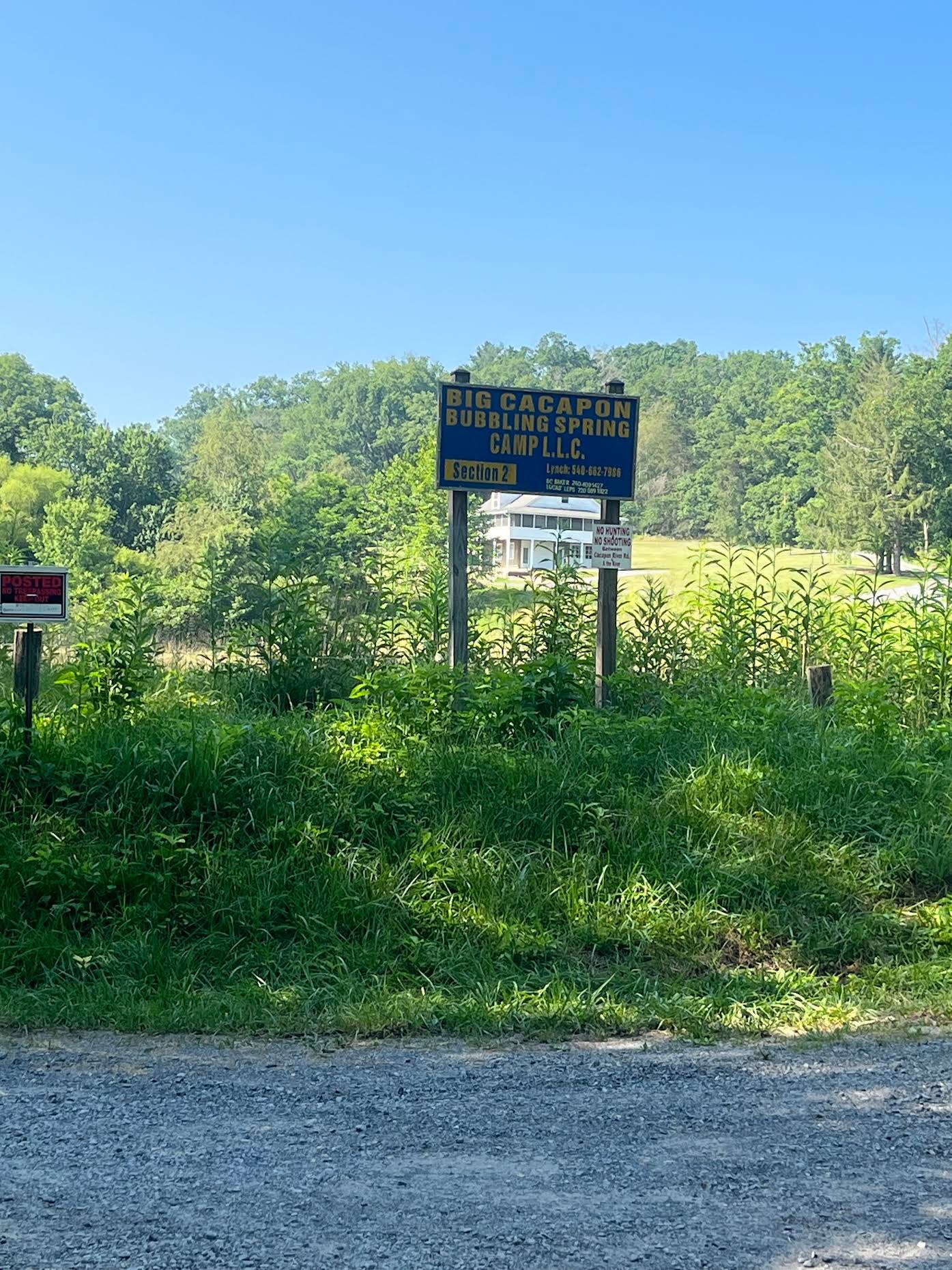 Big Cacapon Bubbling Spring Camp