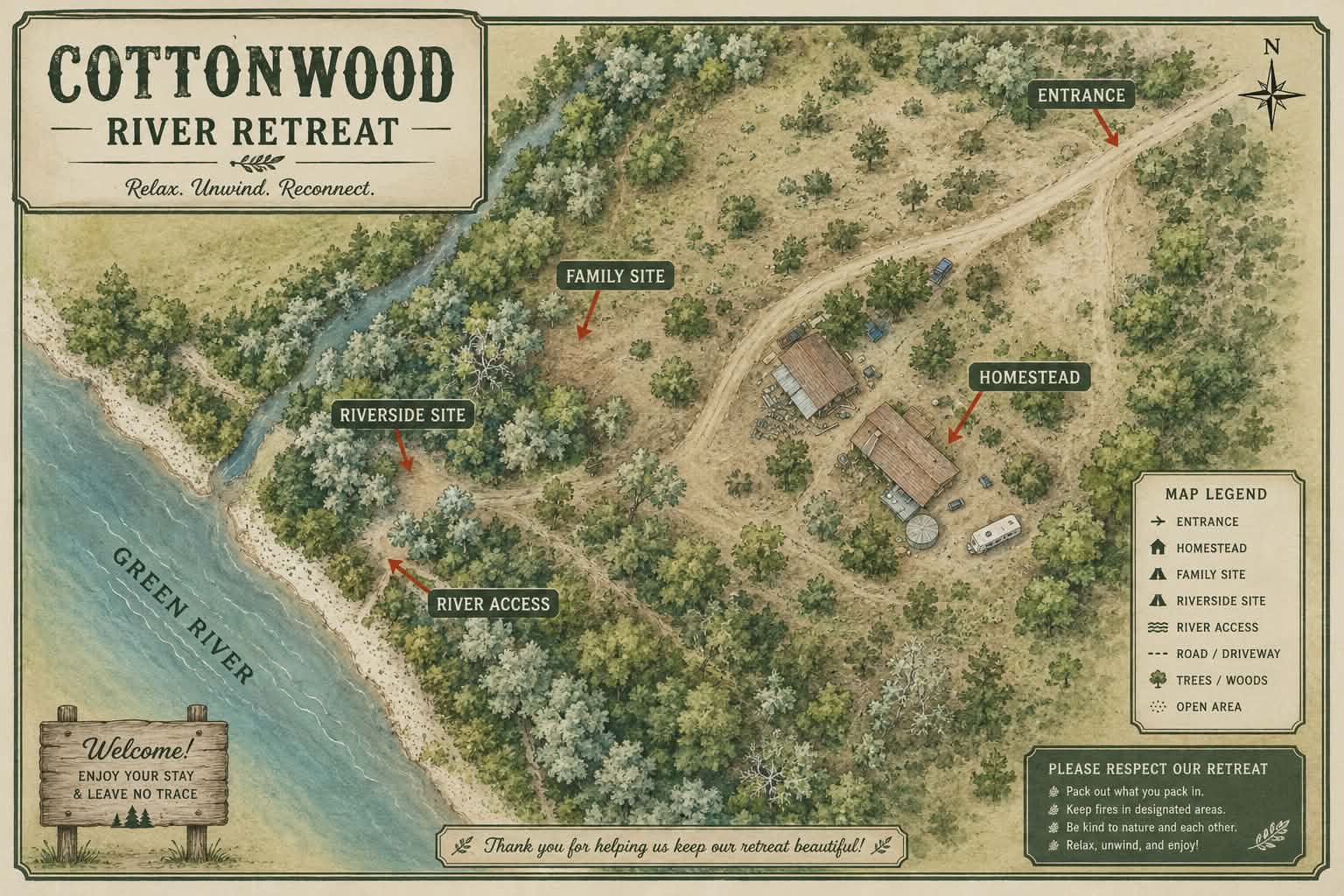 Cottonwood River Retreat
