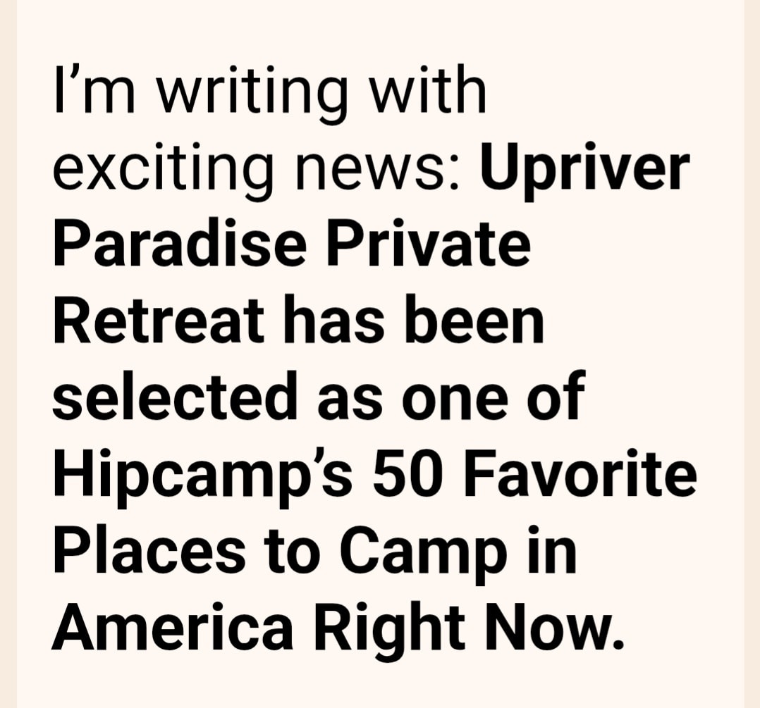 Upriver Paradise "Private Retreat"