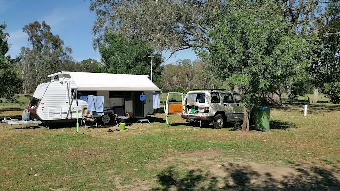 Corowa Caravan Park on the Murray River