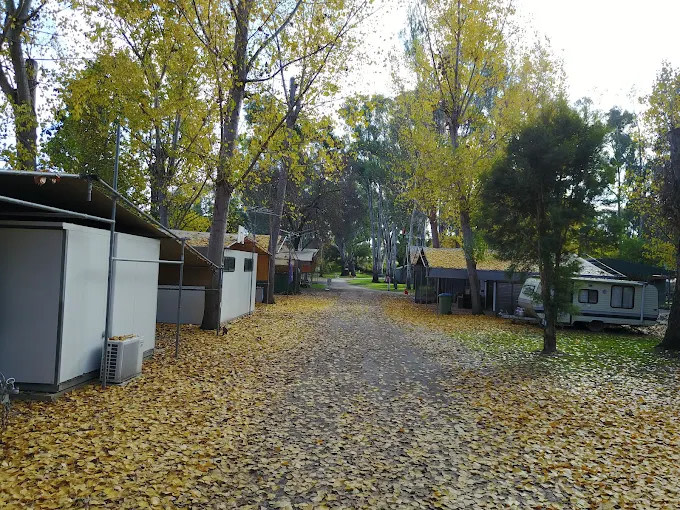 Corowa Caravan Park on the Murray River
