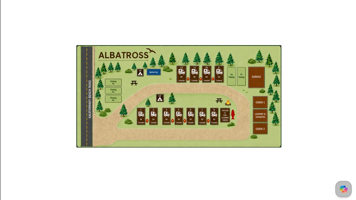 Albatross Campground RESERVATIONS
