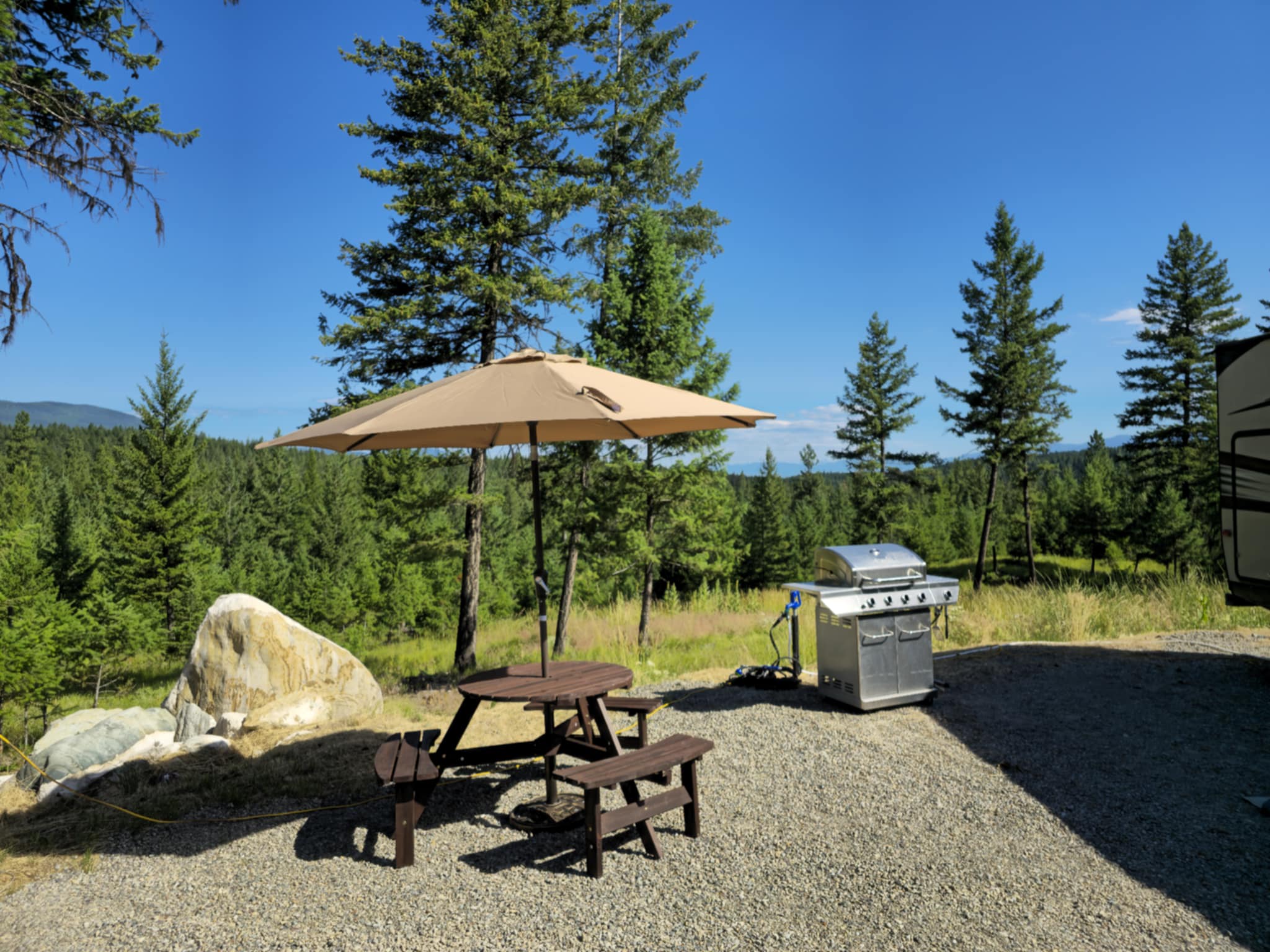 Kootenai Forest Camp near Koocanusa