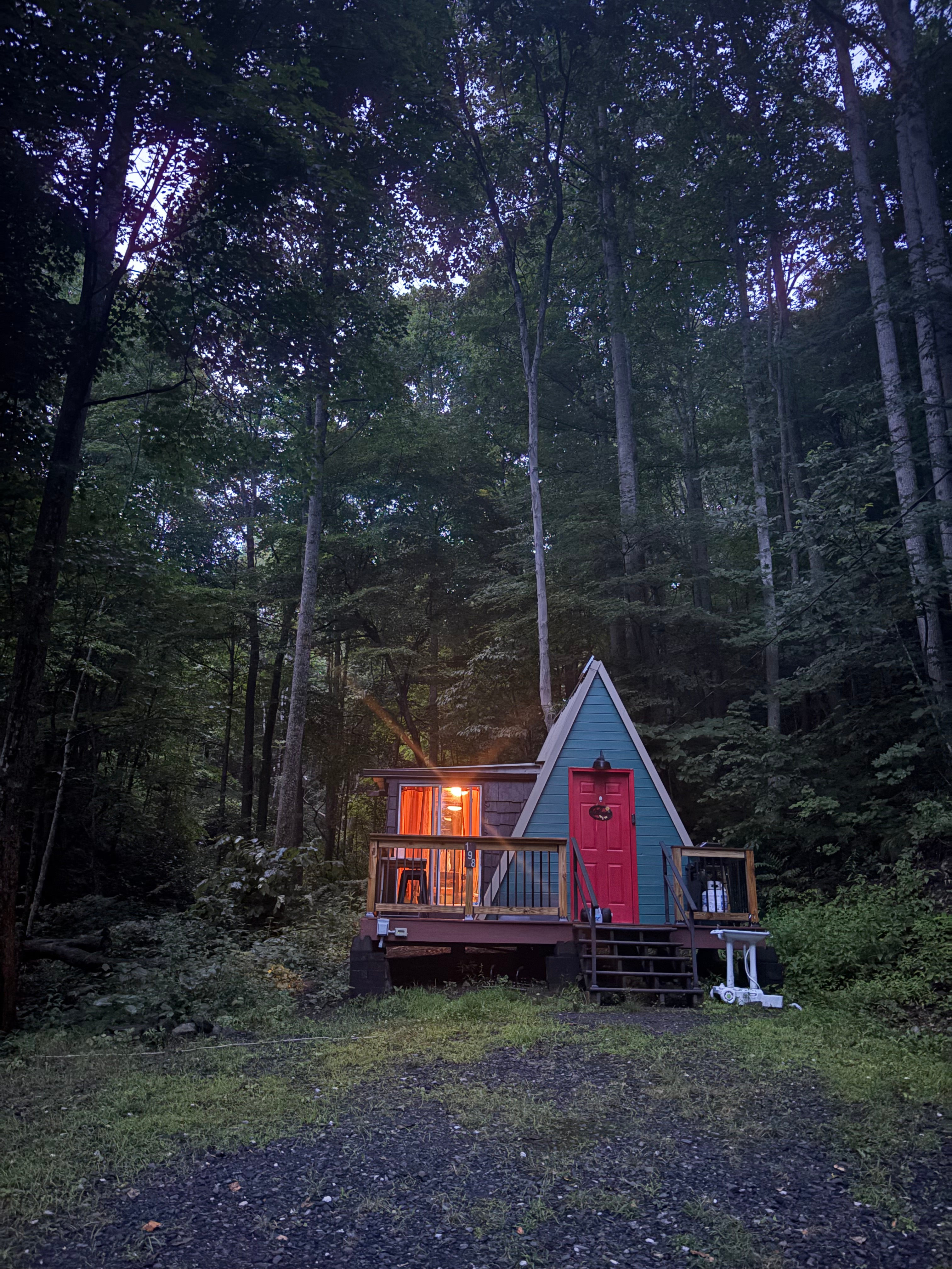 A Tiny A-Frame 15 acres creek front