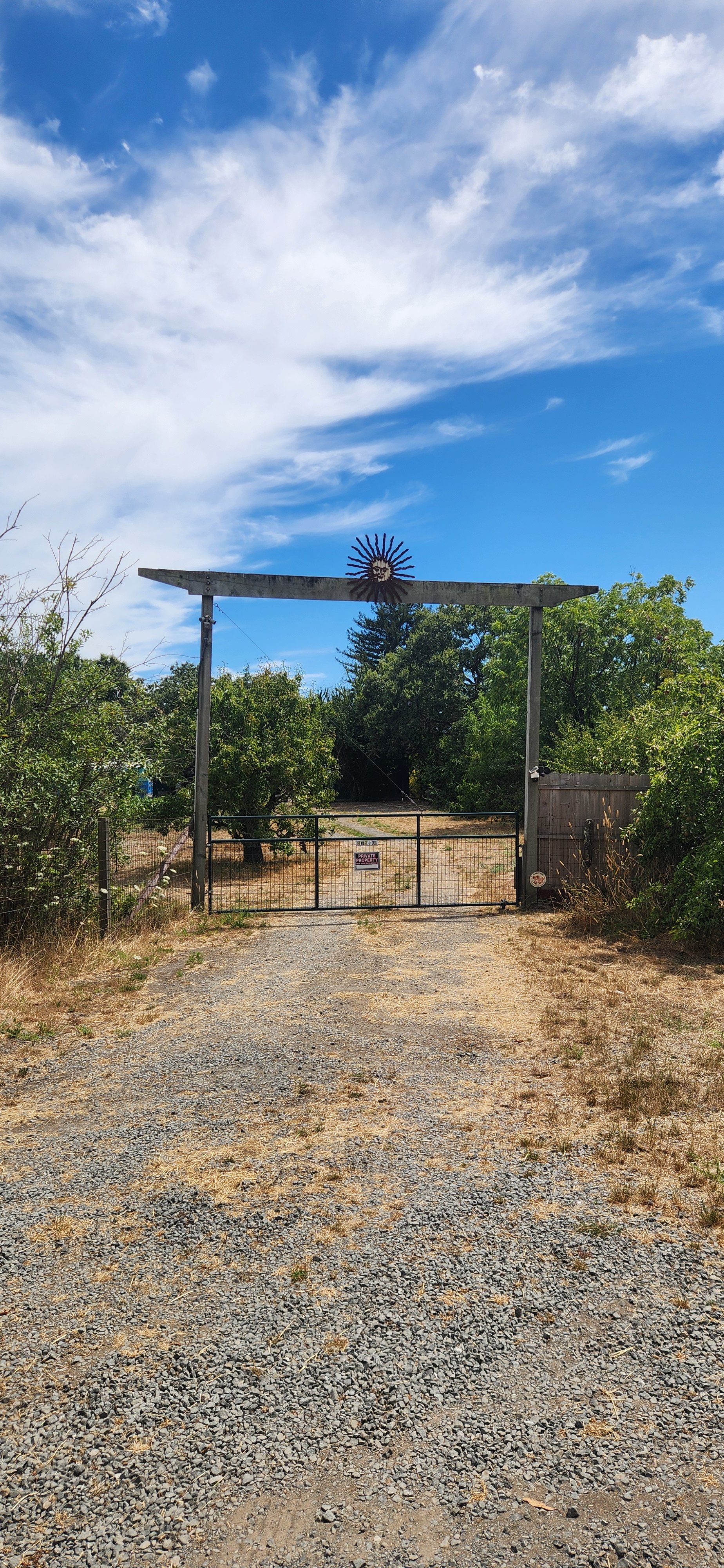 Farm and campsite entrance