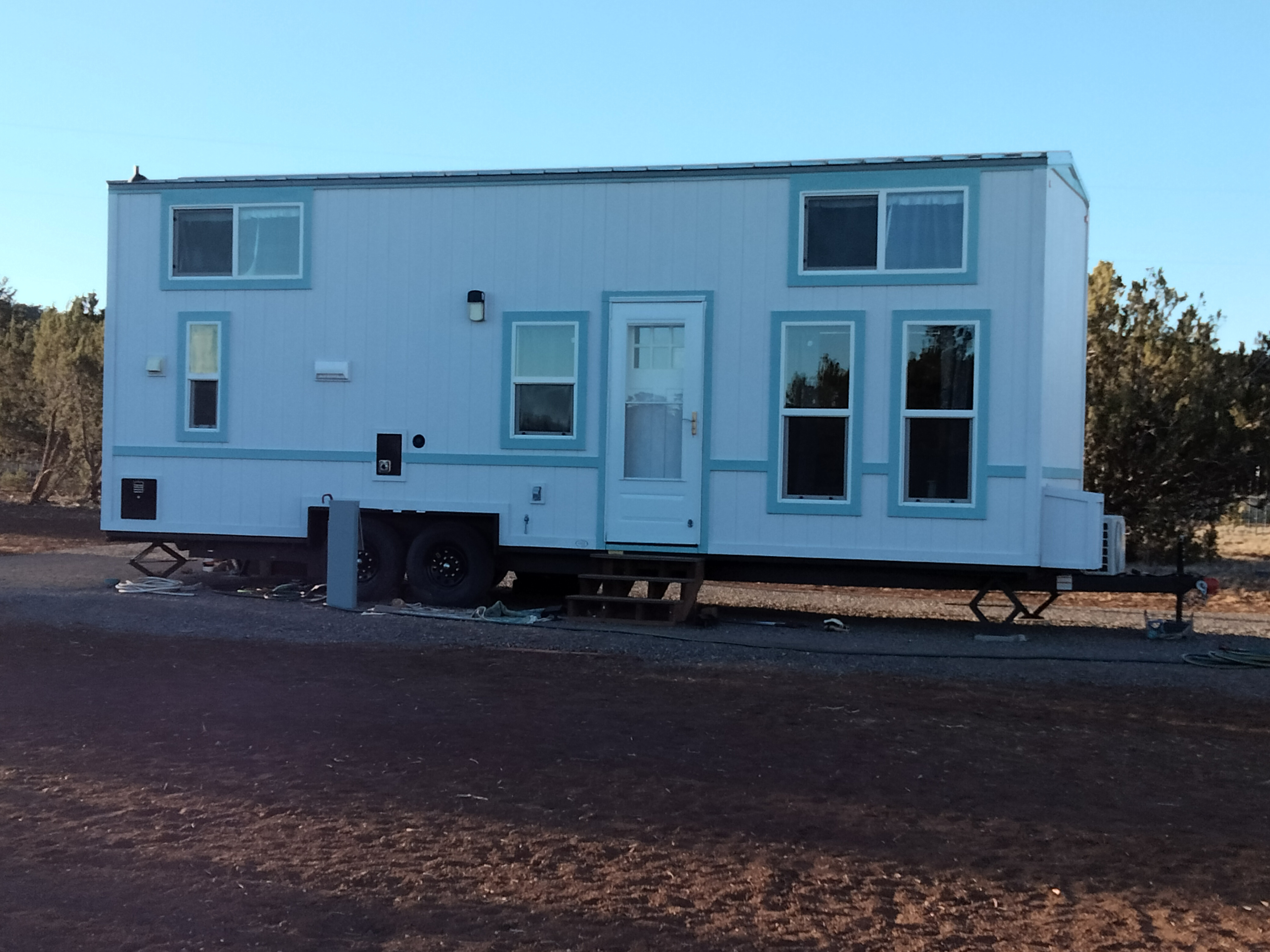 Host's tiny house, on-site.