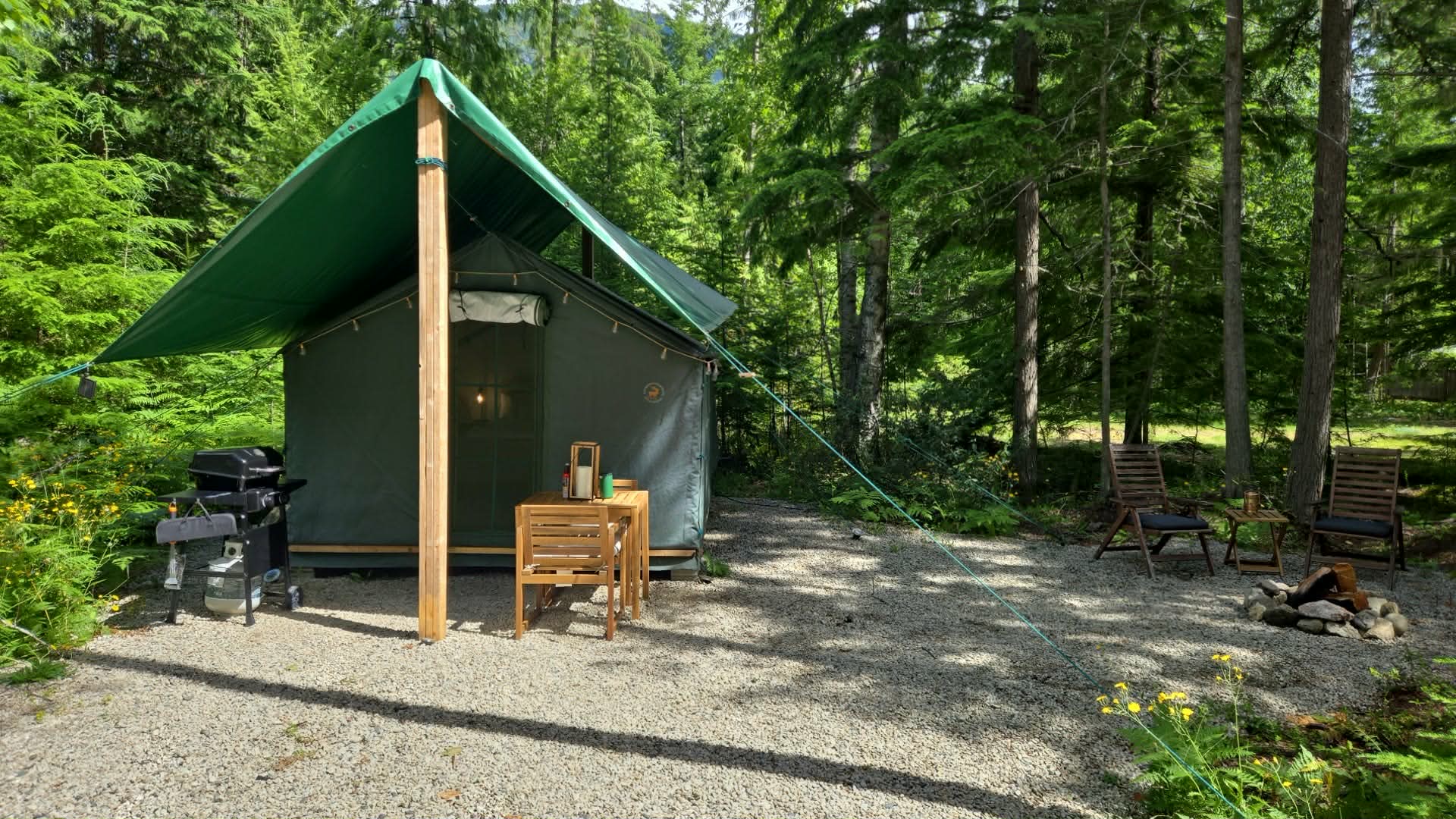 The glamping tent of your dreams.