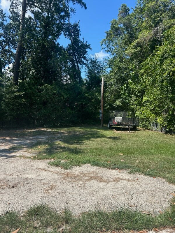 This is the space with electric pole its quite large.