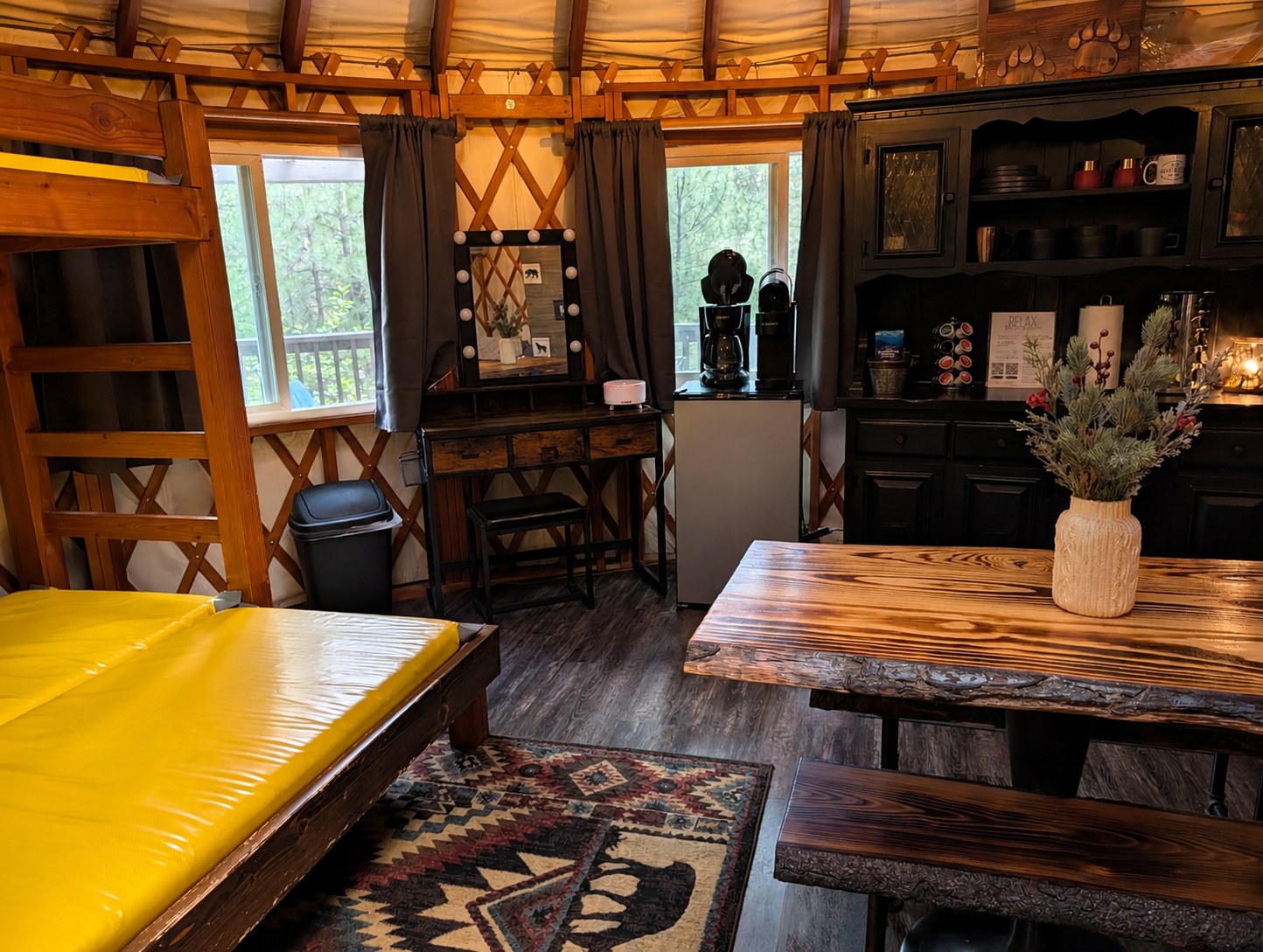 Secluded Off Grid Mountain Yurt