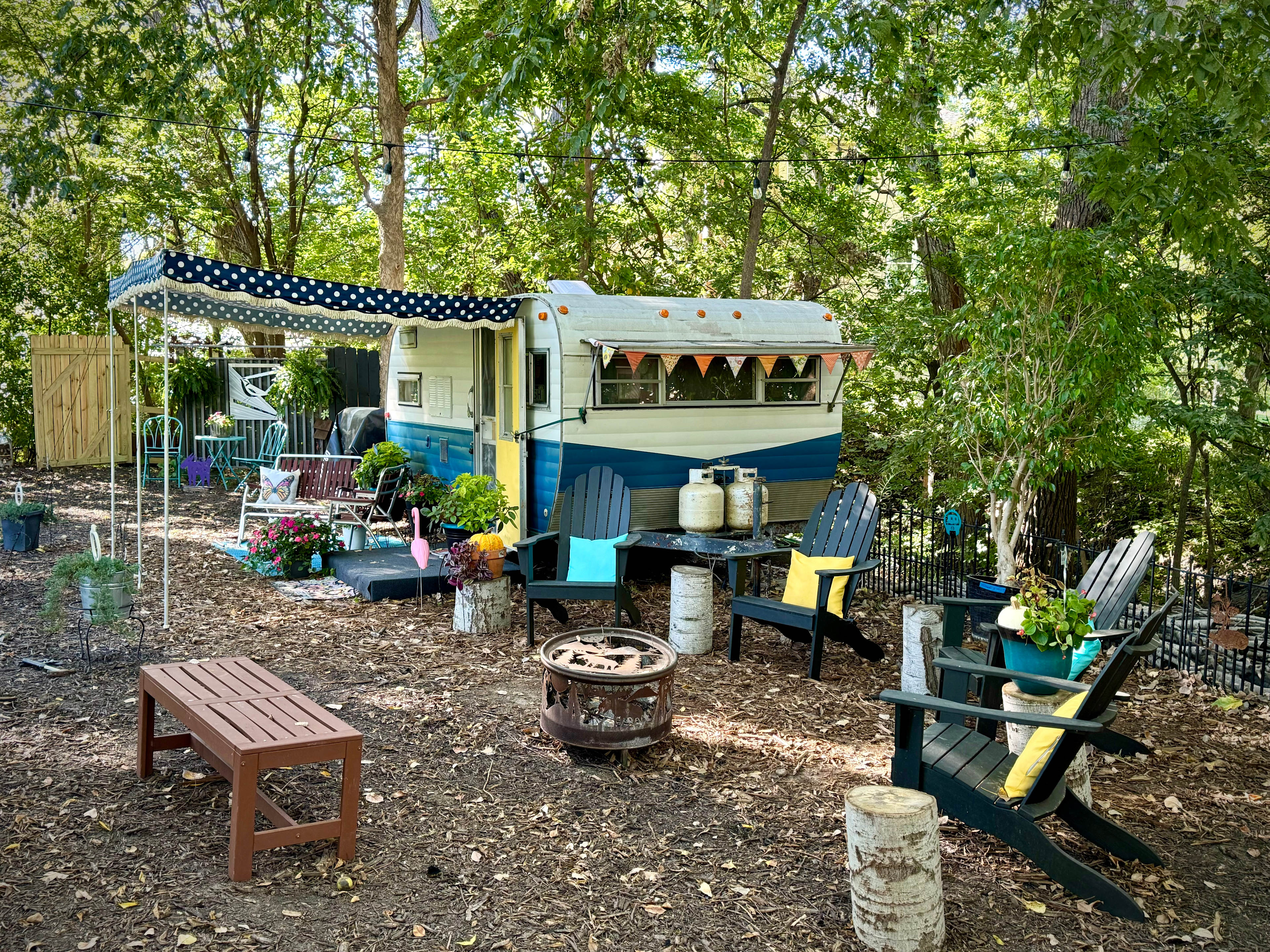 Retro Camper at Flourish Gardens