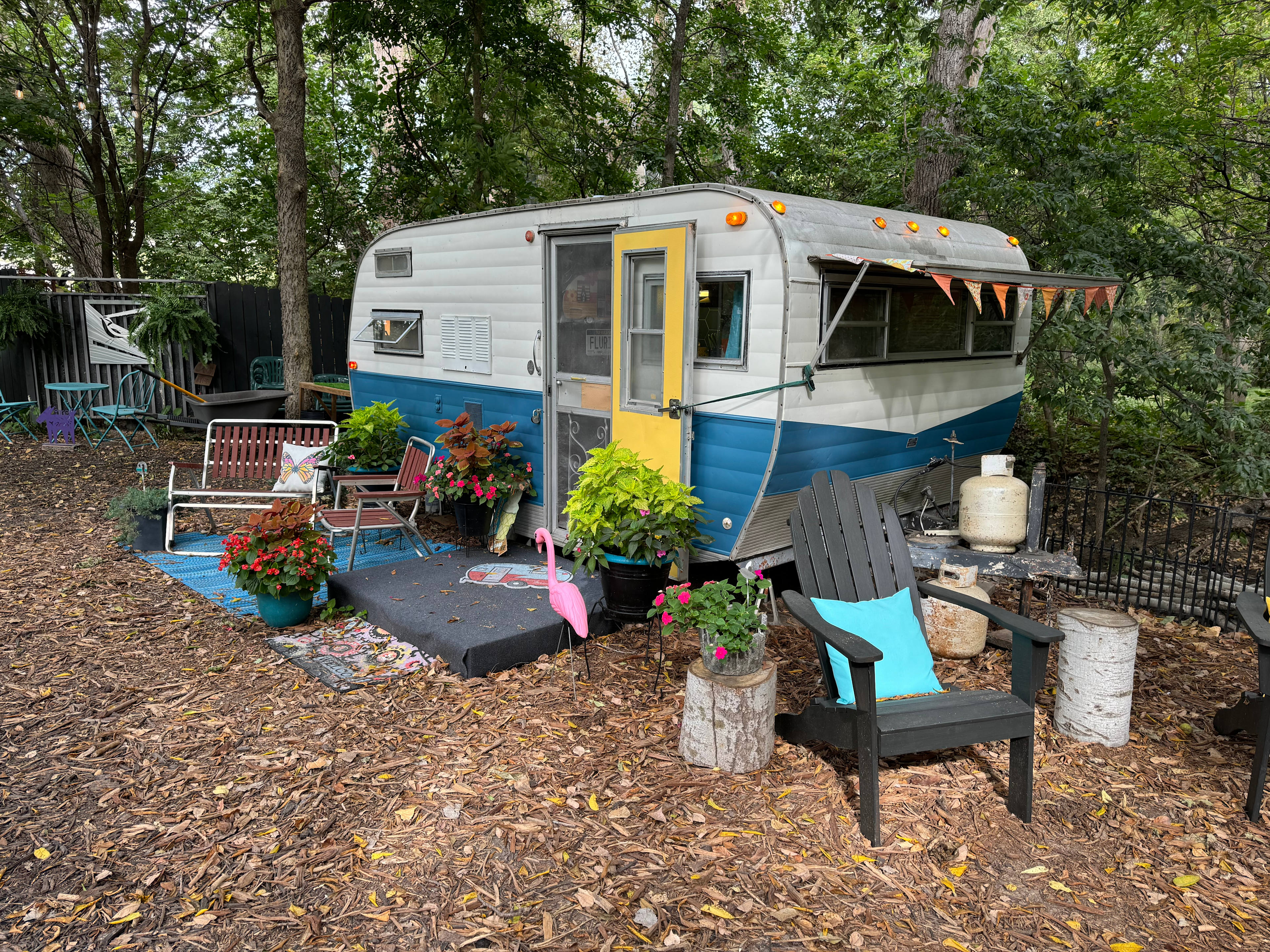 Retro Camper at Flourish Gardens