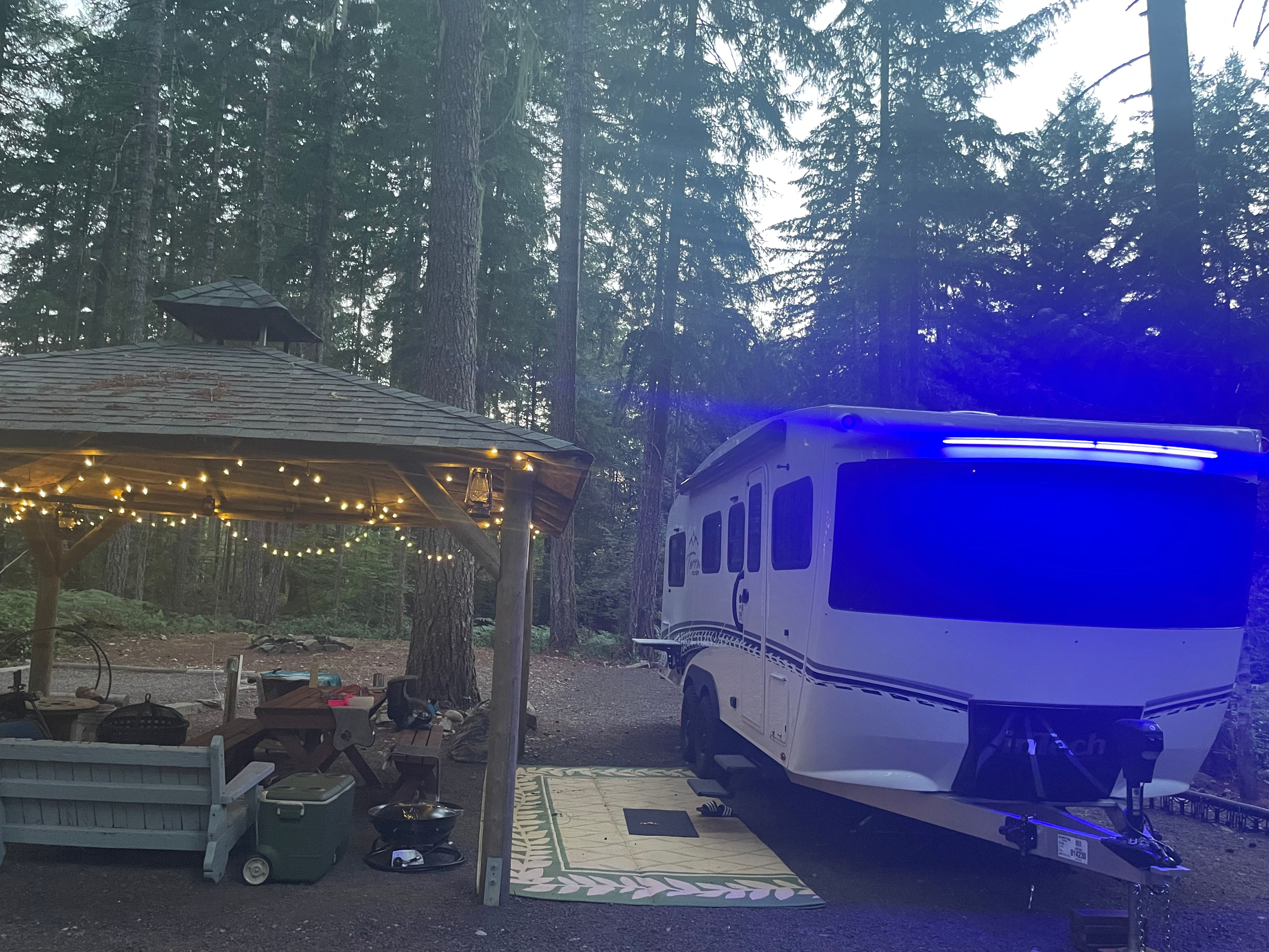 Lake Cushman RV Camping Lot