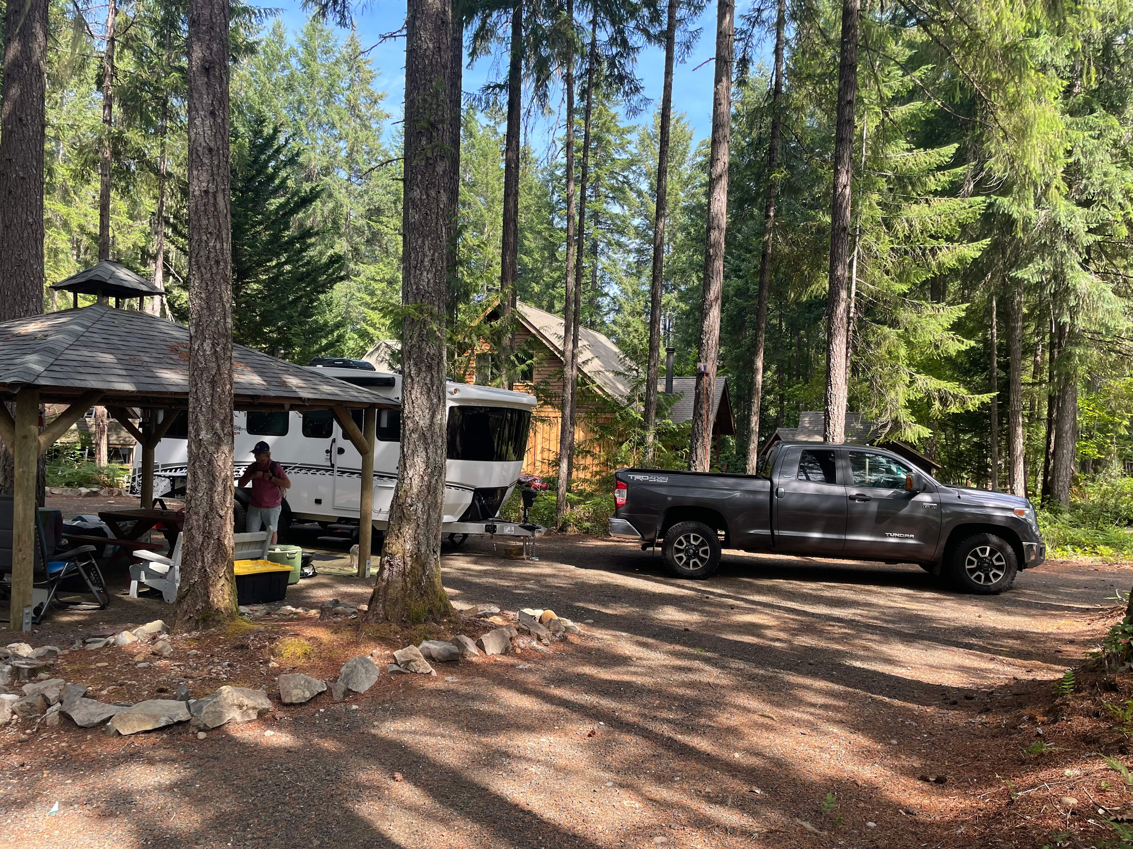 Lake Cushman RV Camping Lot