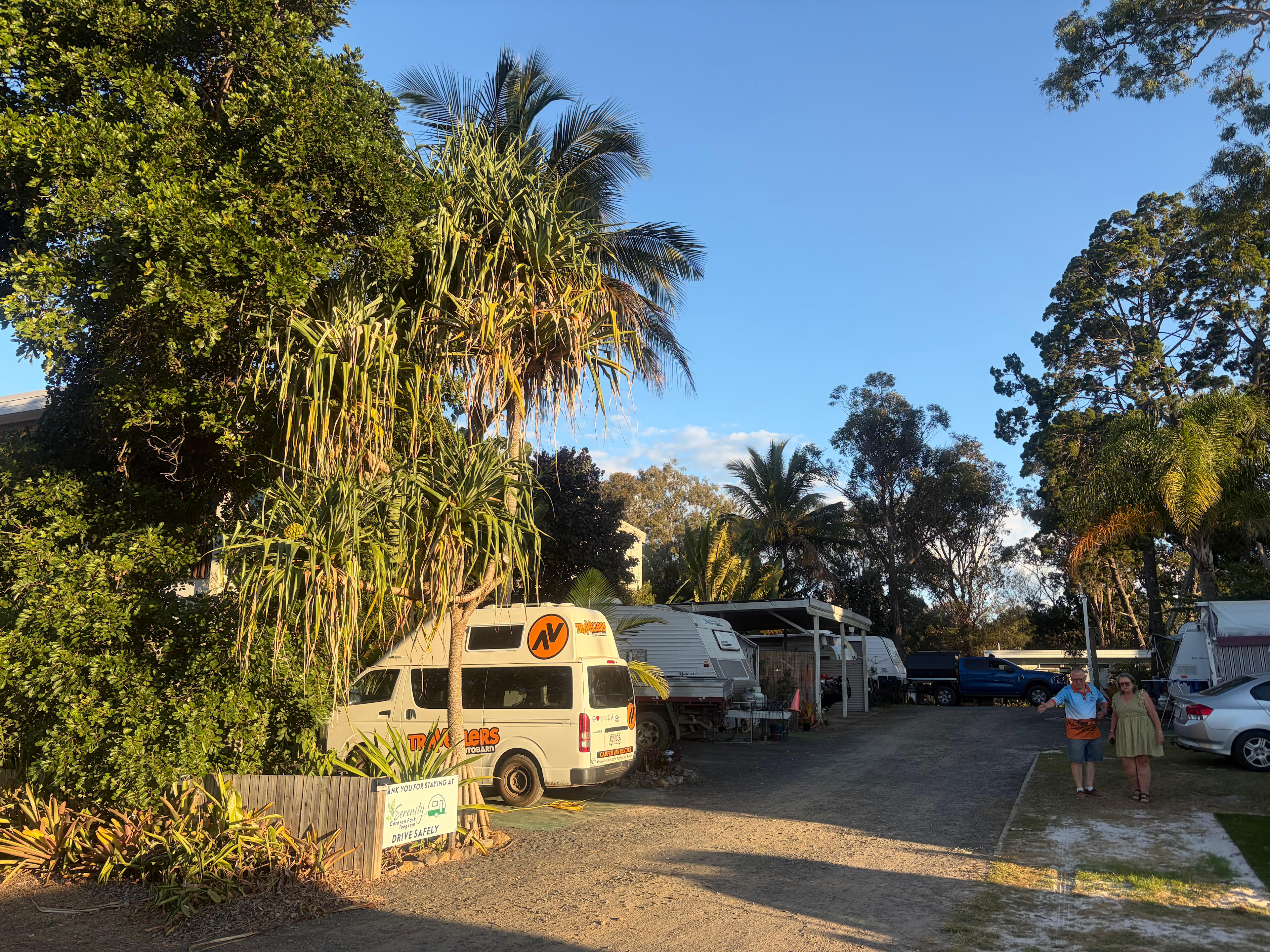I was disappointed at Serenity. It is tiny which l love but half the sites are filled with permanent residents which changes the whole vibe of the park. 