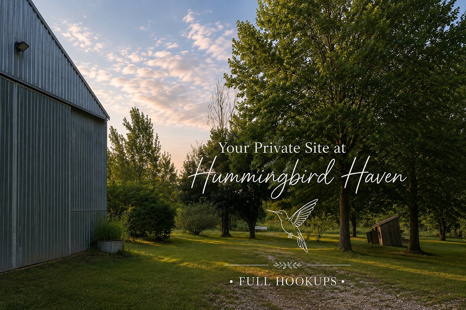 Hummingbird Haven: Private 37-Acre Retreat (1 Site w/Full Hookups)