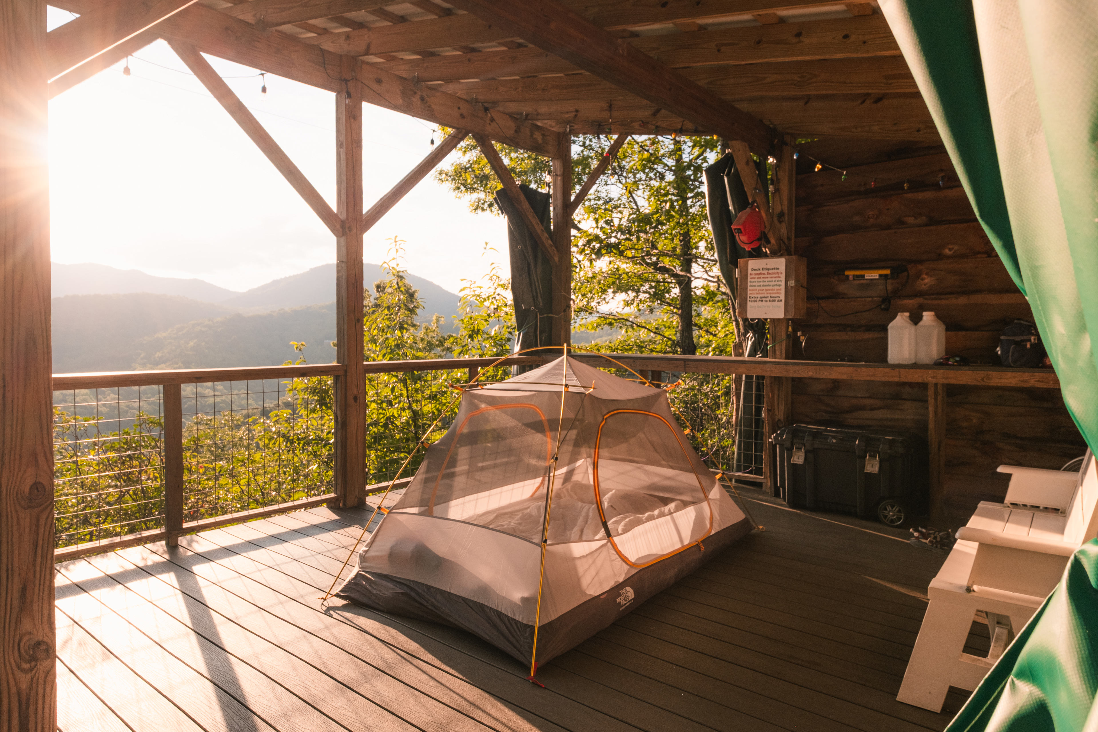 Above the Fray Glamping, Black Mtn.