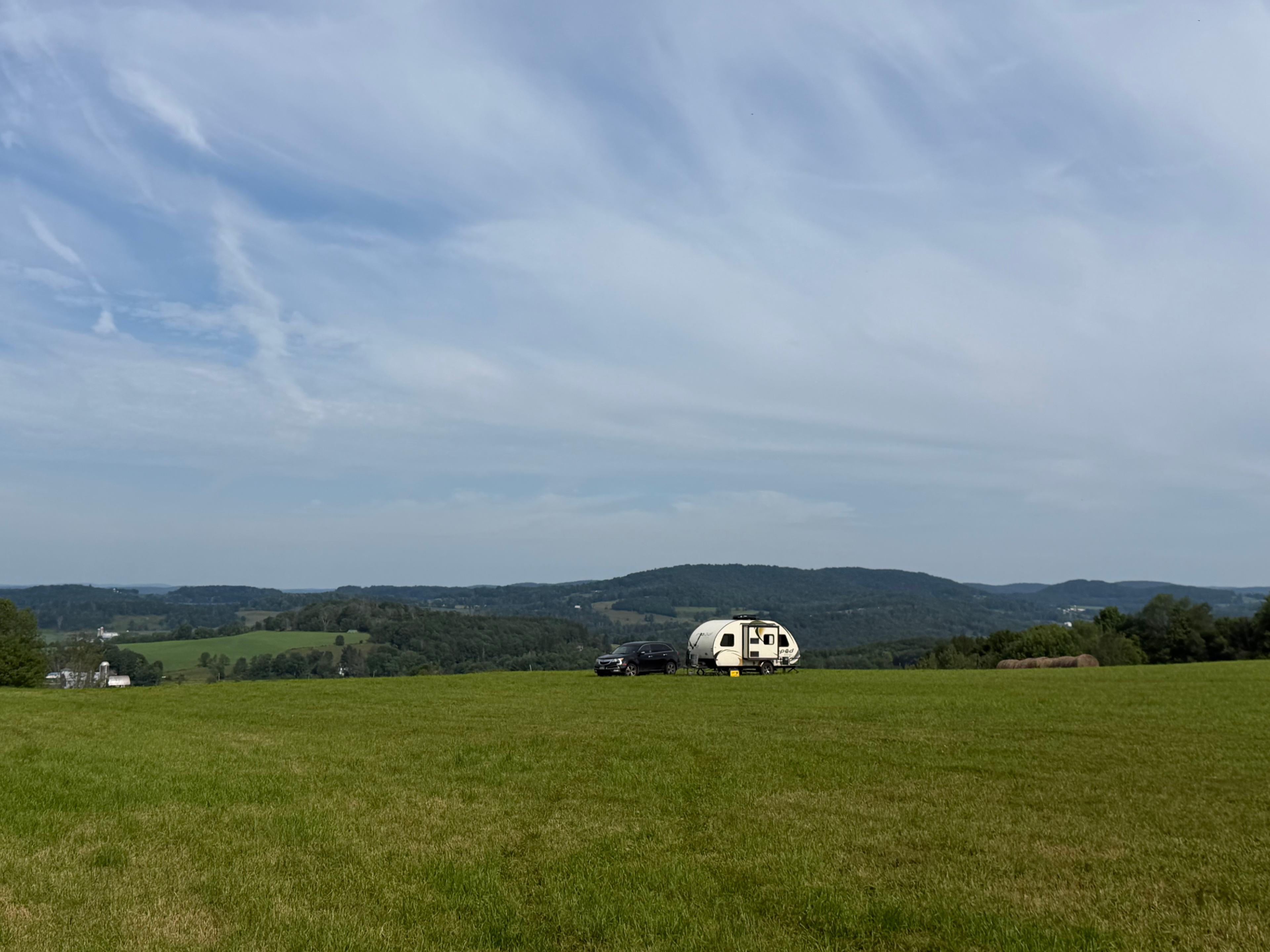Wahl Dairy Farm.  Hilltop Campsite