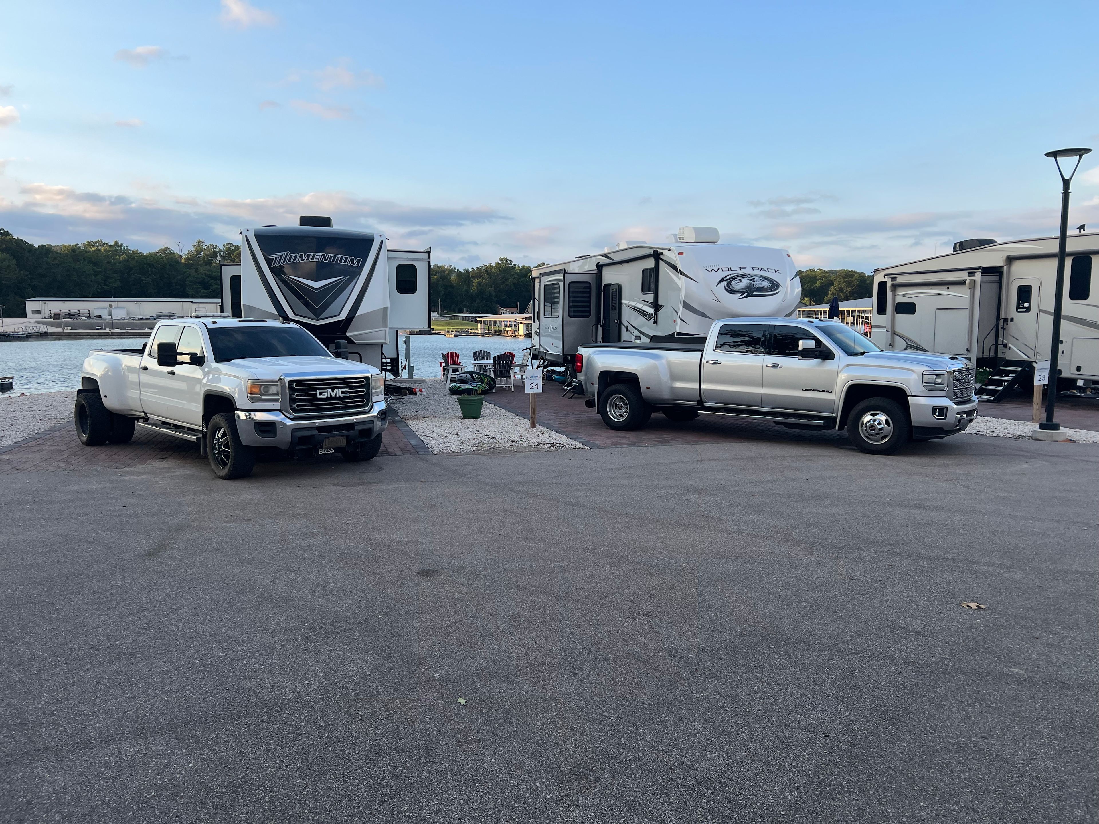 42-45 ft 5th wheels a little small 