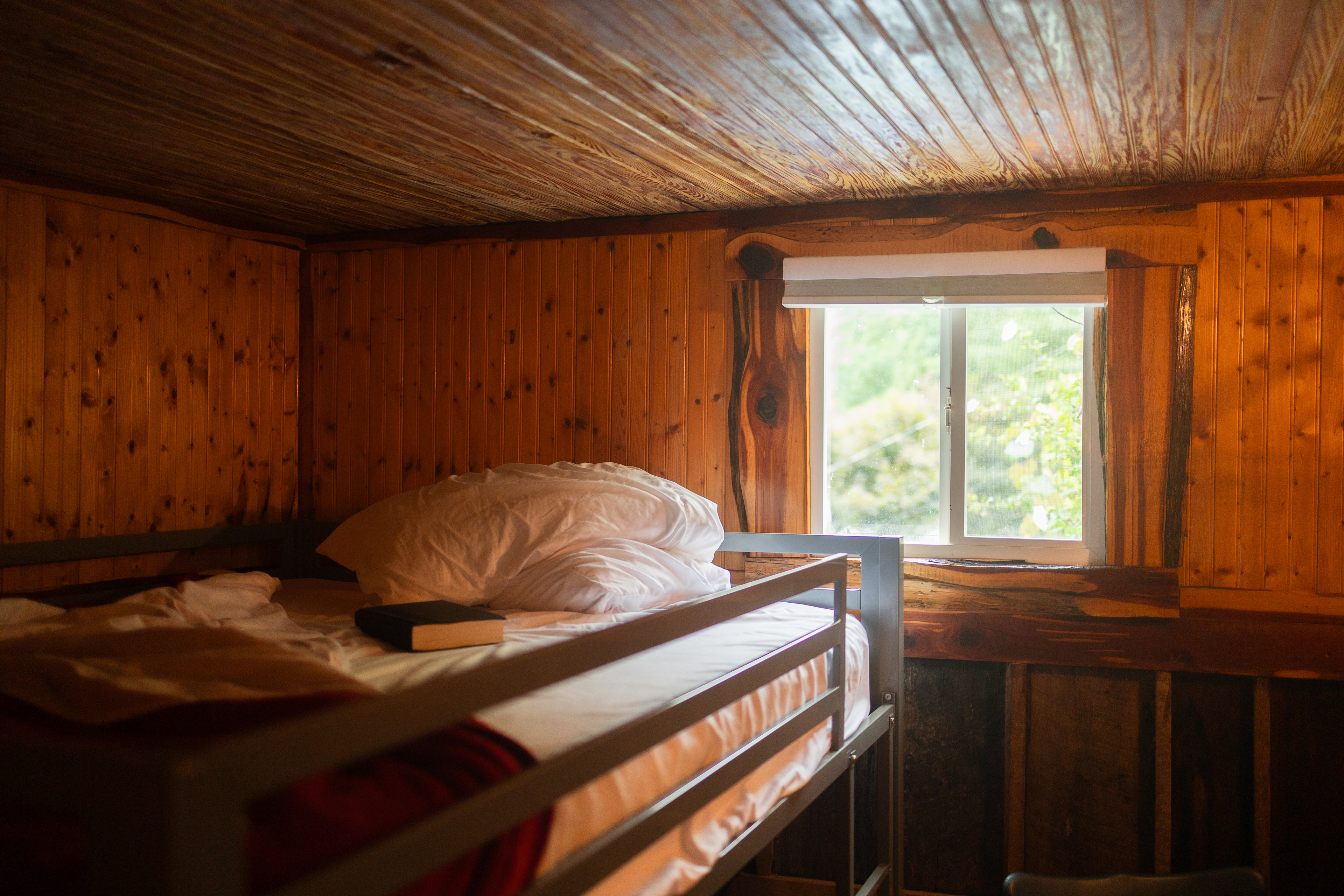 I had such cozy sleeps in one of the two bunk beds.