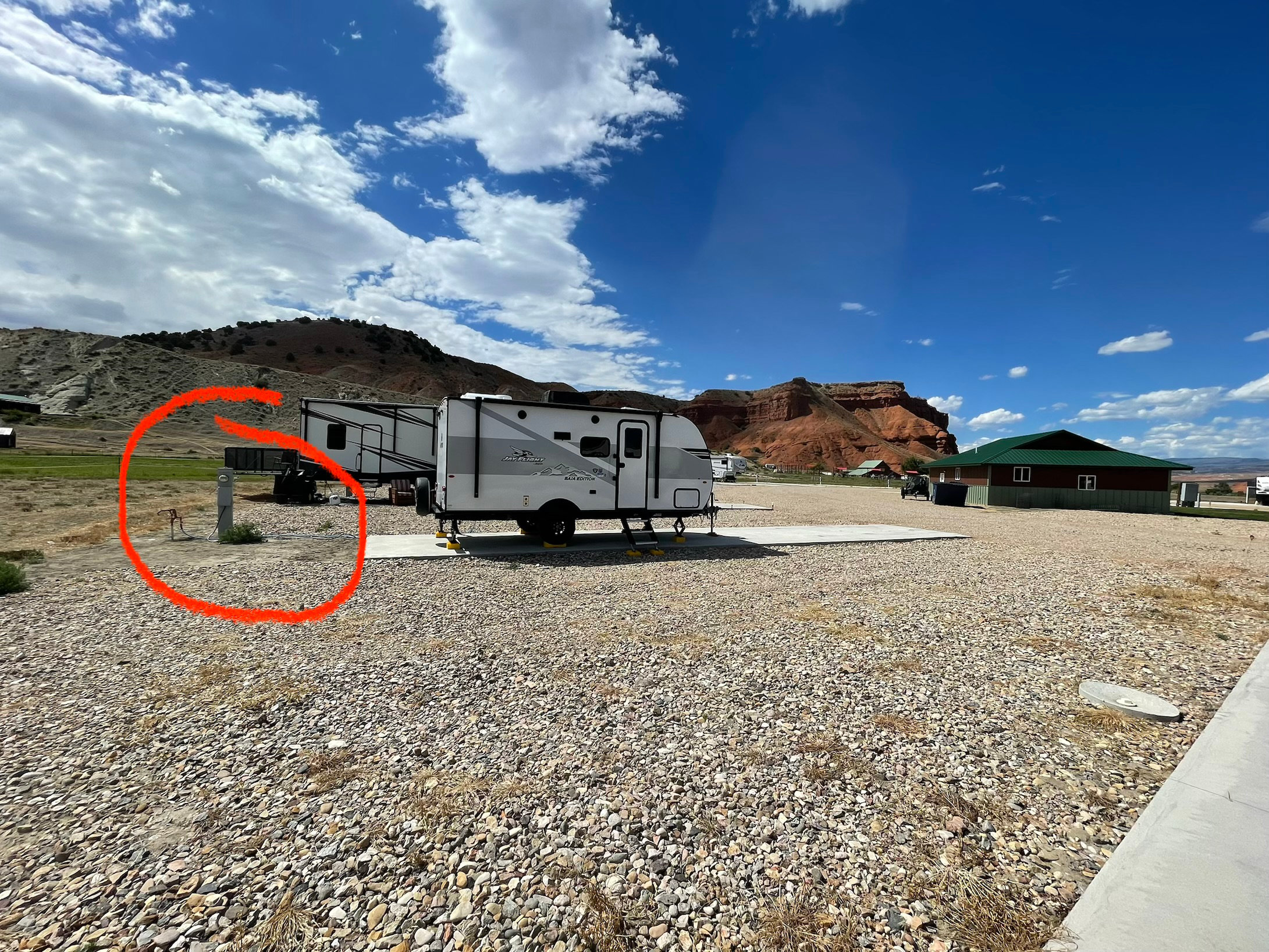 Ten Sleep Full Hookup RV Site 21