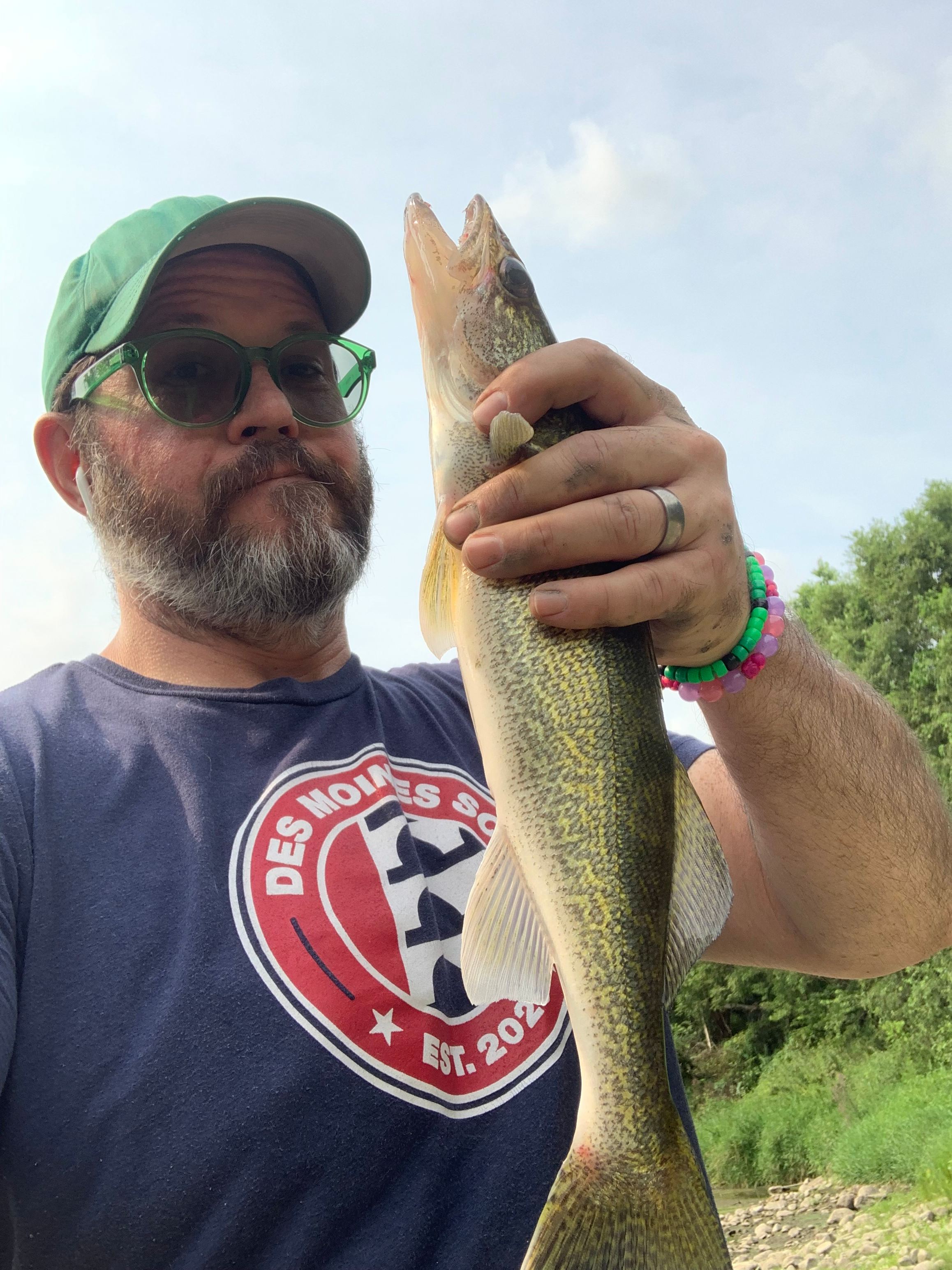 Raccoon River walleye and plenty of smallmouth.