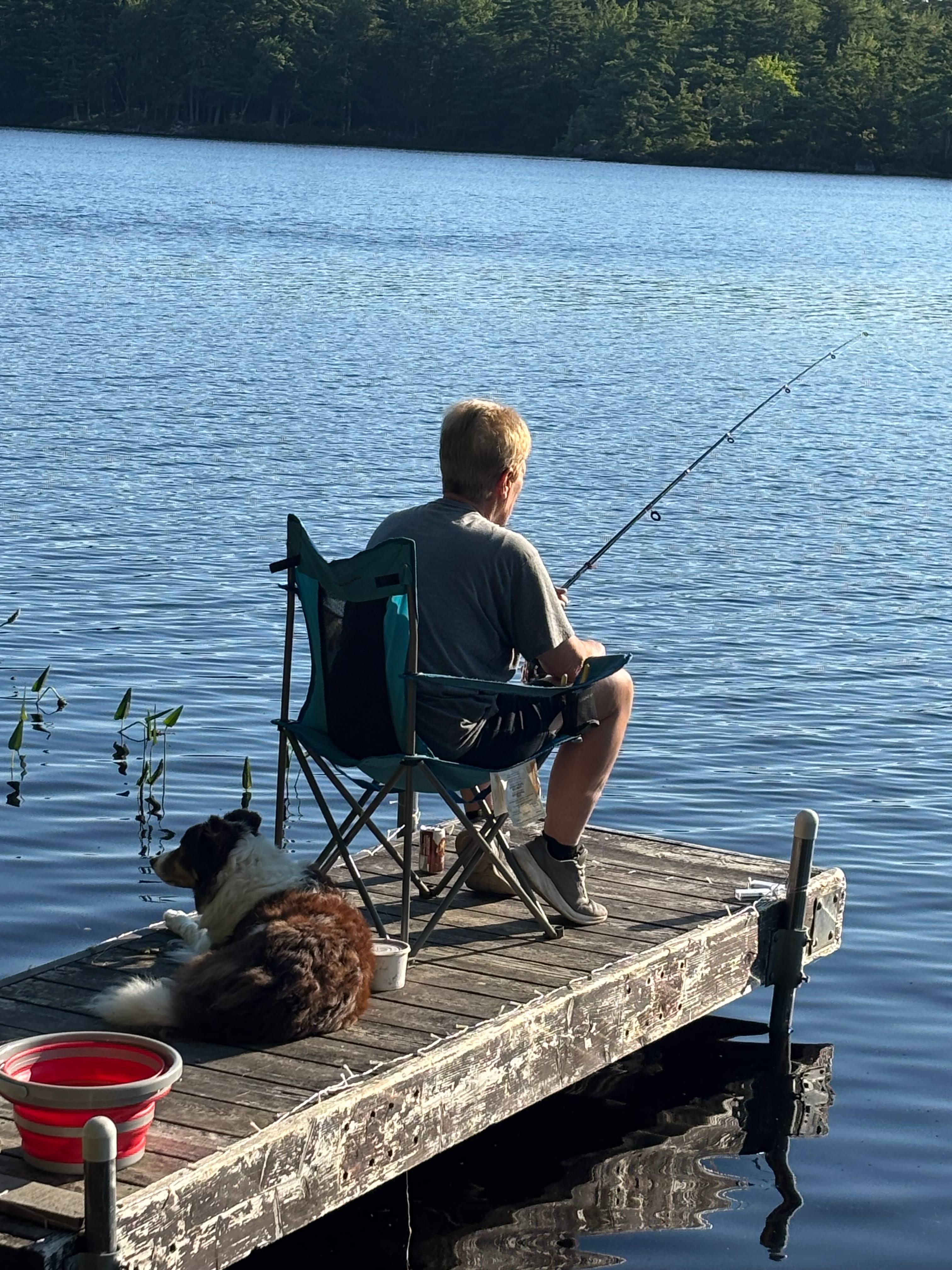 Fishing is so relaxing!