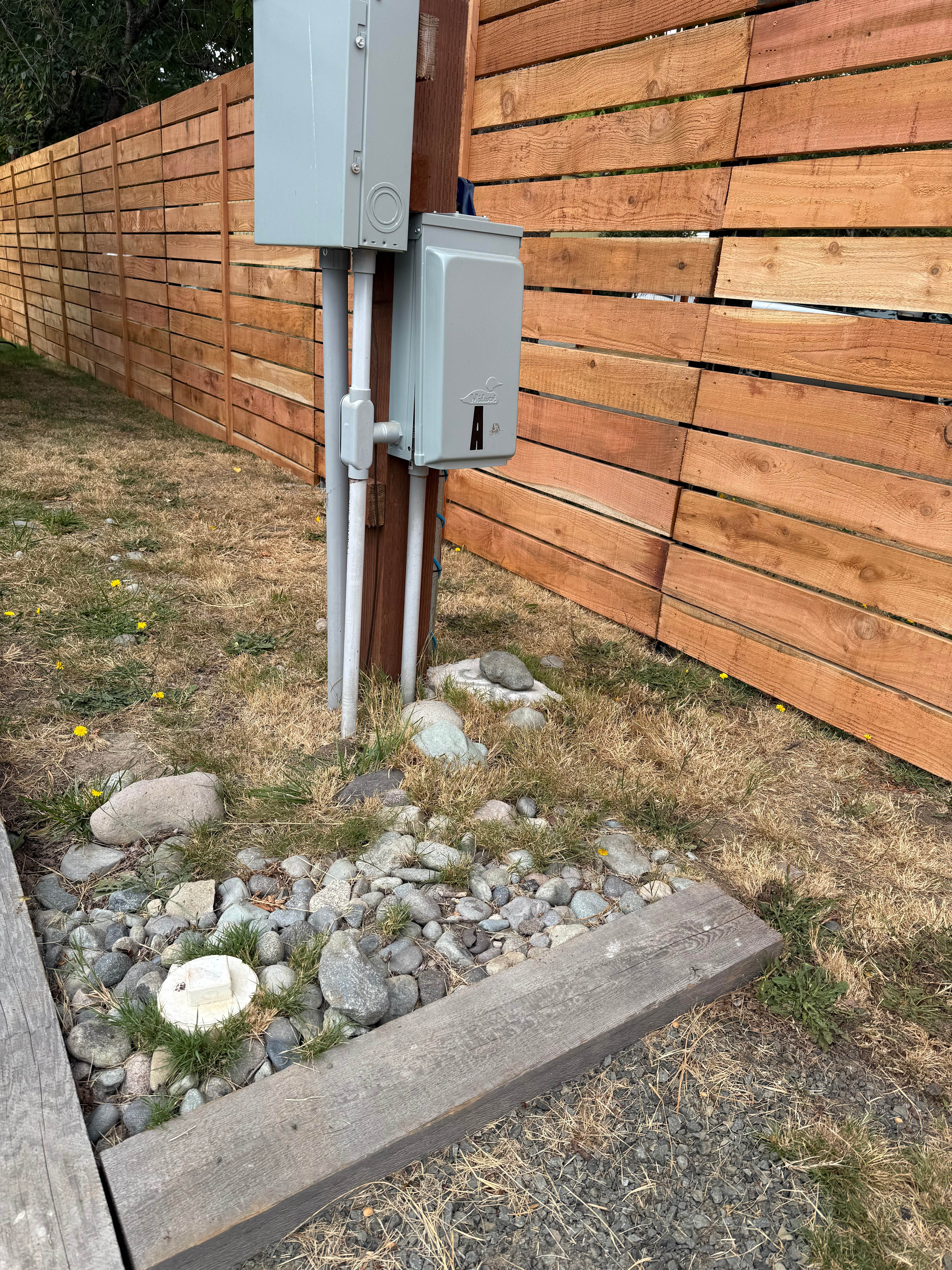 Site A utilities. 30 and 50A connections, water and septic.  Please only dump tanks if septic safe.  No feminine products, oily products etc. Thank you!