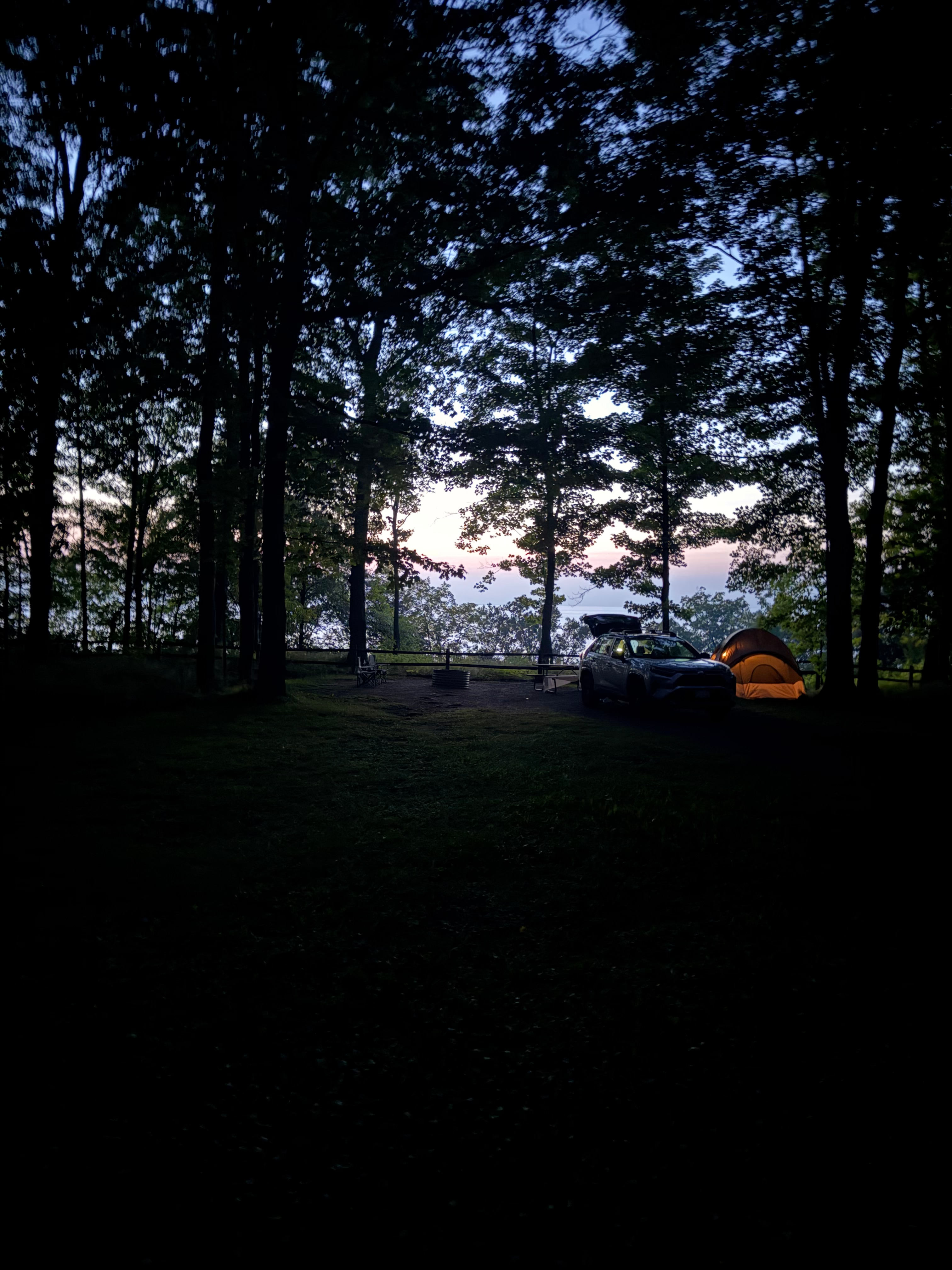 Porcupine Mountains Presque Isle Campground