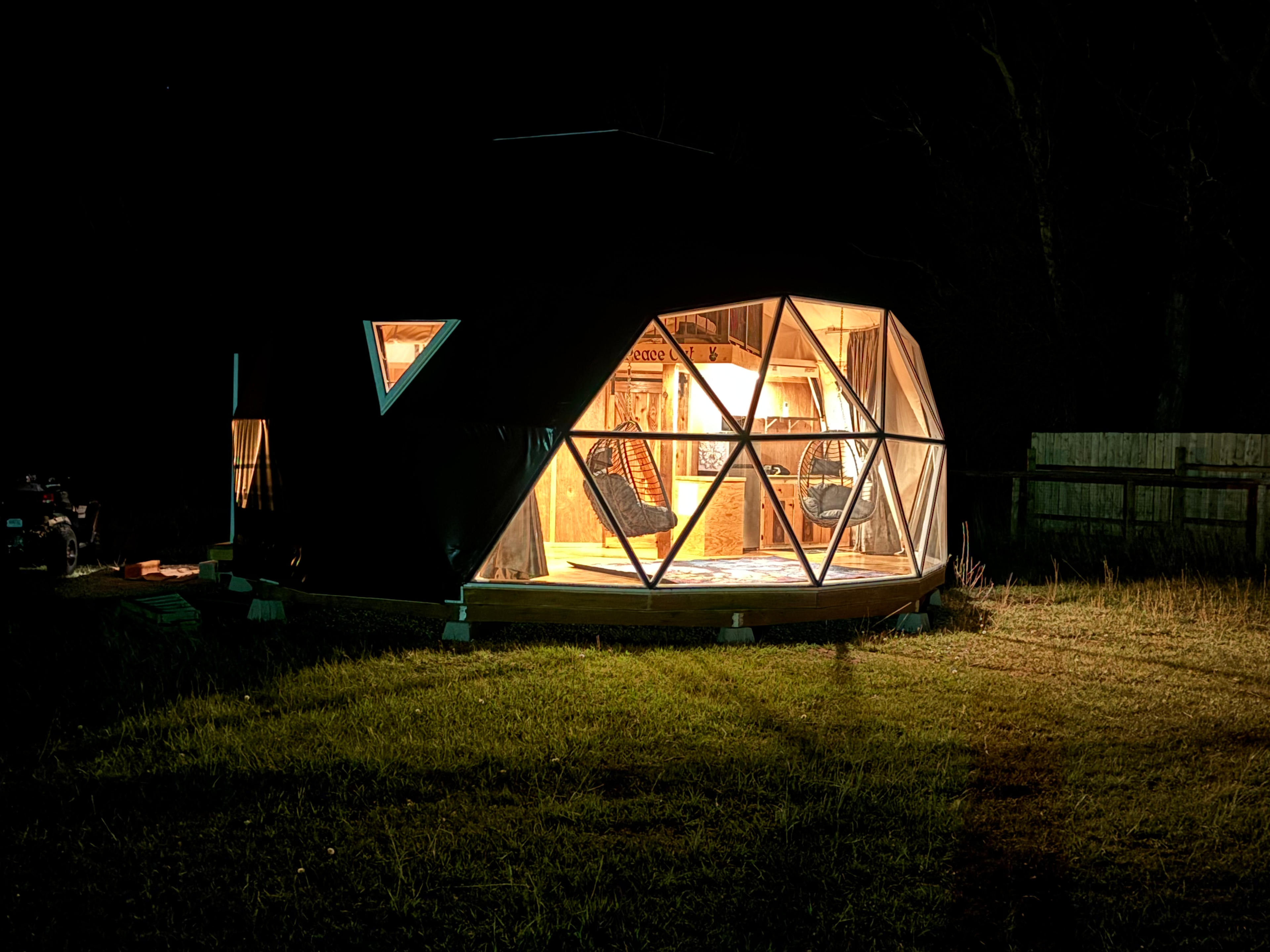 Geodesic Phoenix Dome Glamping-10 miles to Fort Bridger Mountain Man Rendezvous