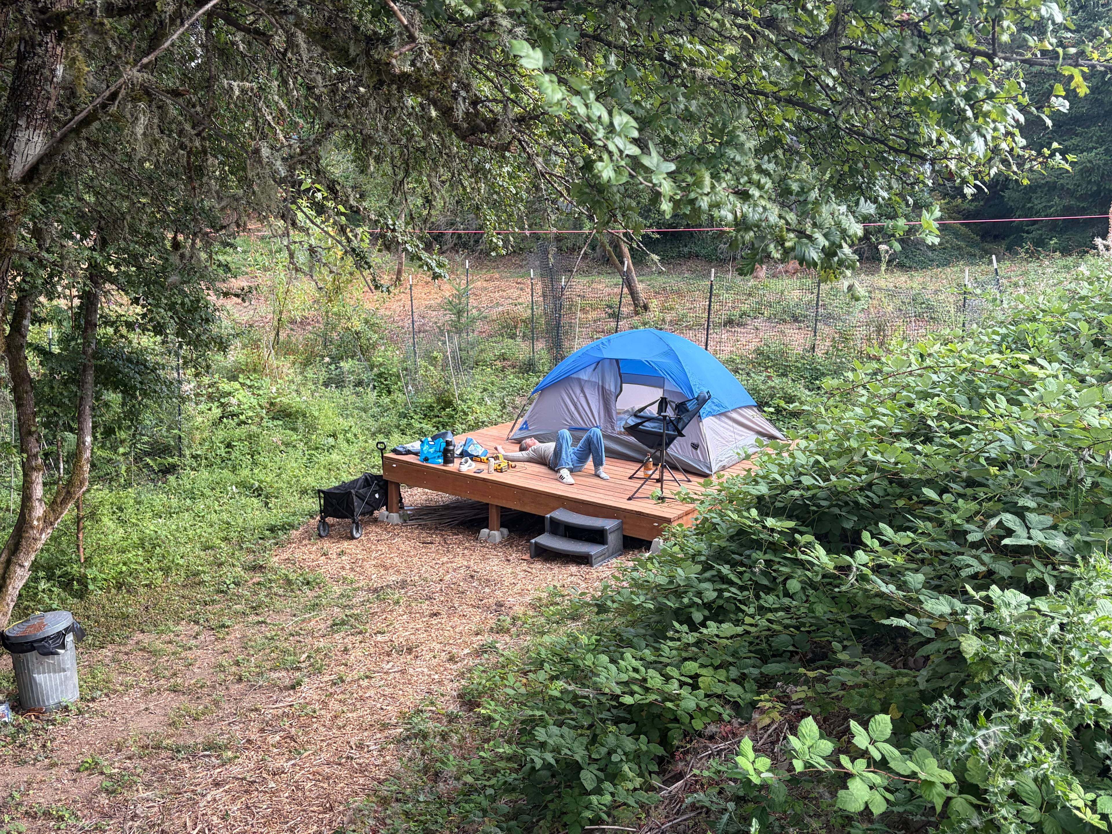 Vashon Island In Town Private Tent-Topia