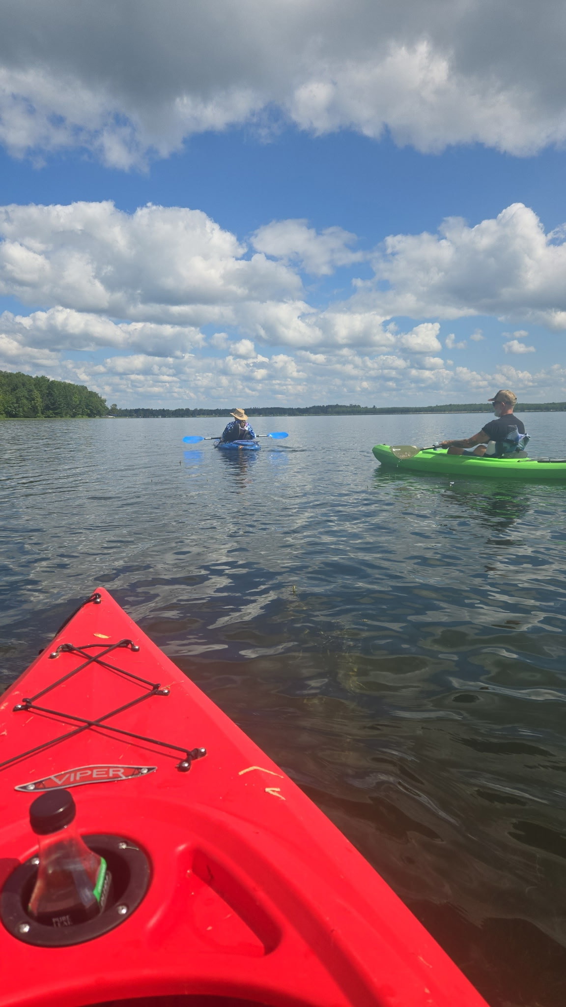 Off Grid Lake Camping with Kayaks on Paul Bunyon State Trail
