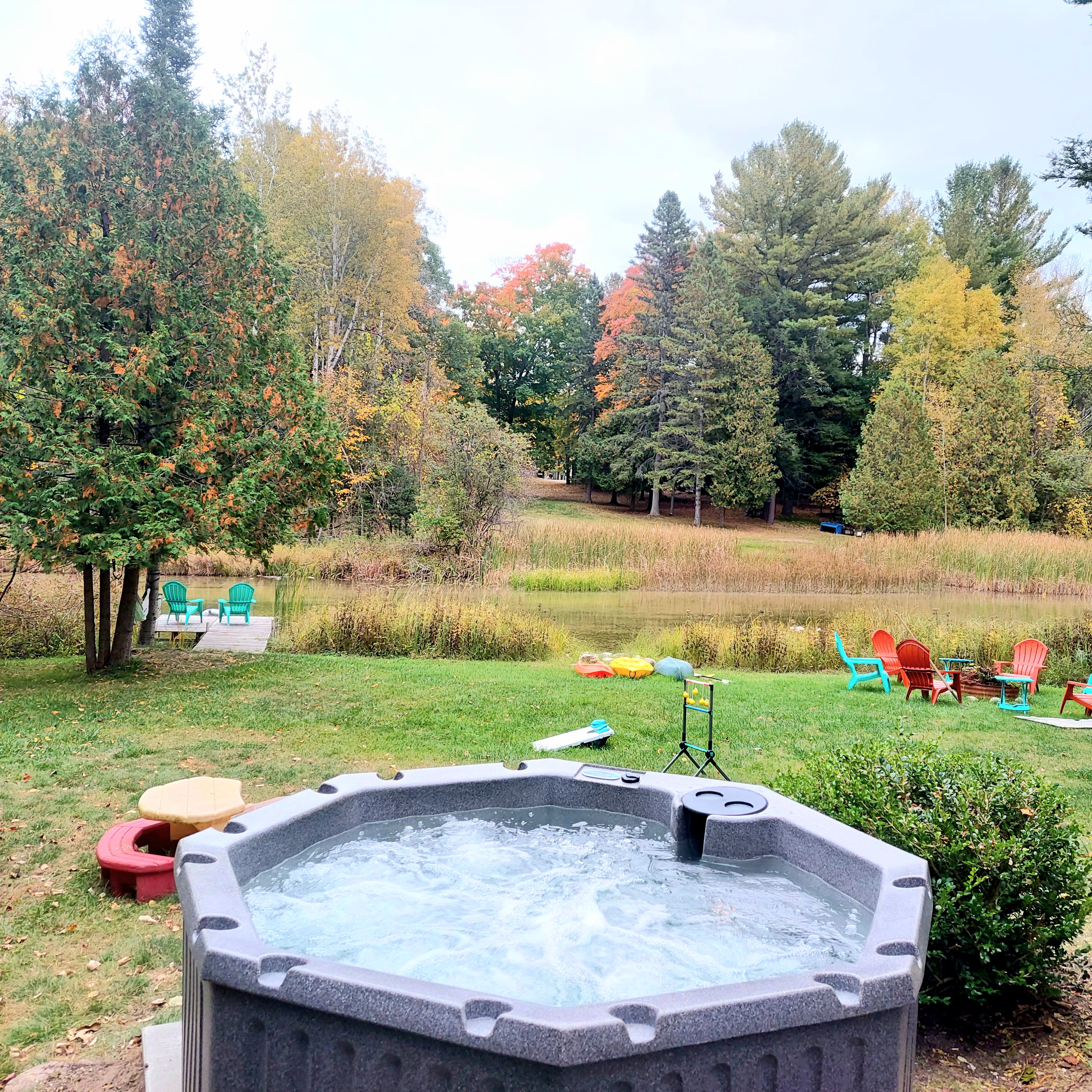 Riverfront Retreat in Hubbard Lake