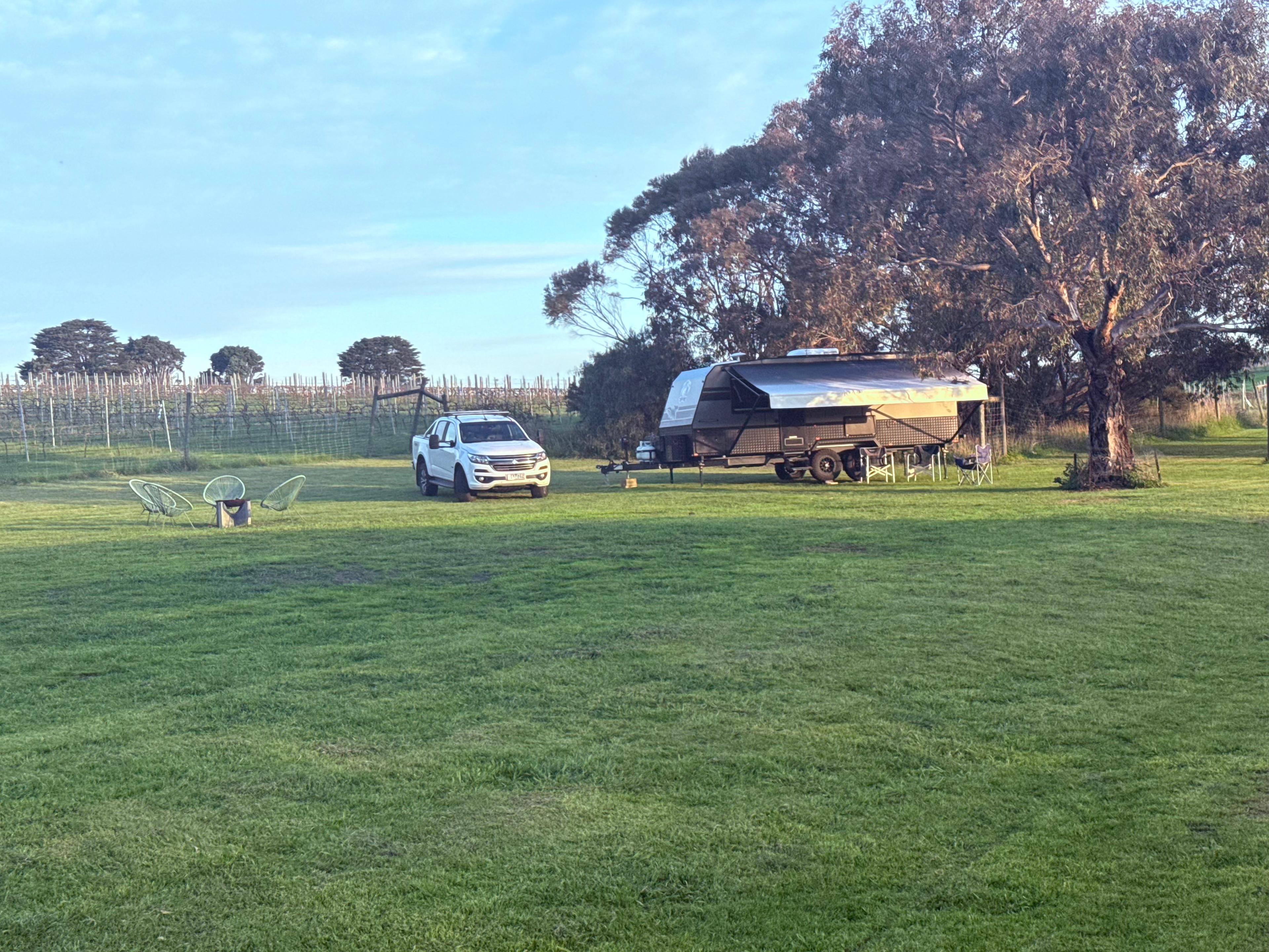 The Vines Campsite, picturesque :)