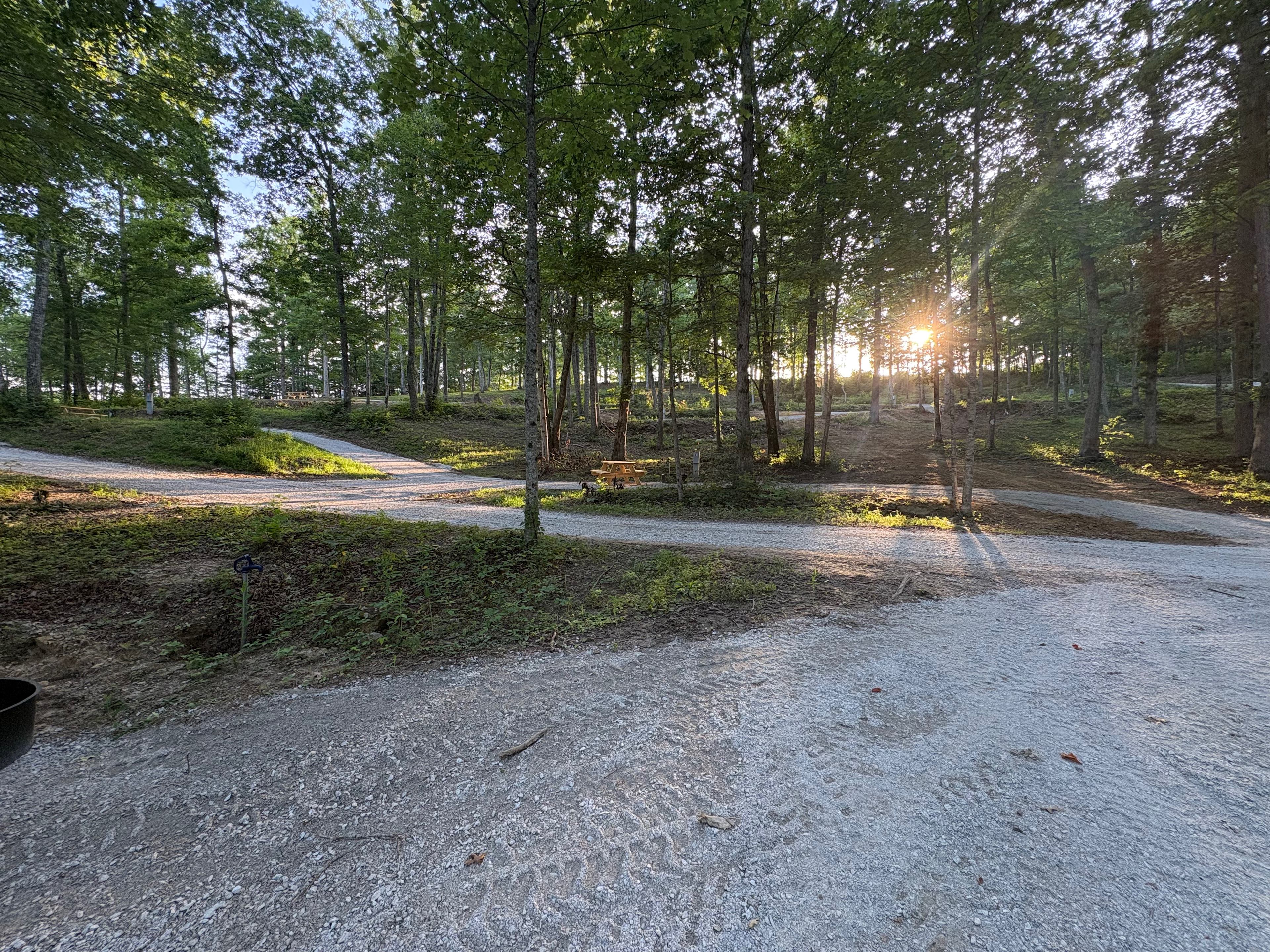 RV Sites at Sunset